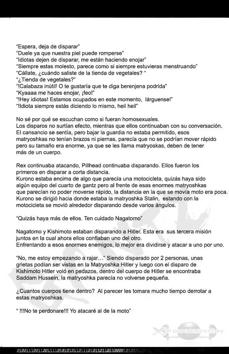 Gantz Exa (Novela) capítulo 8, página 8