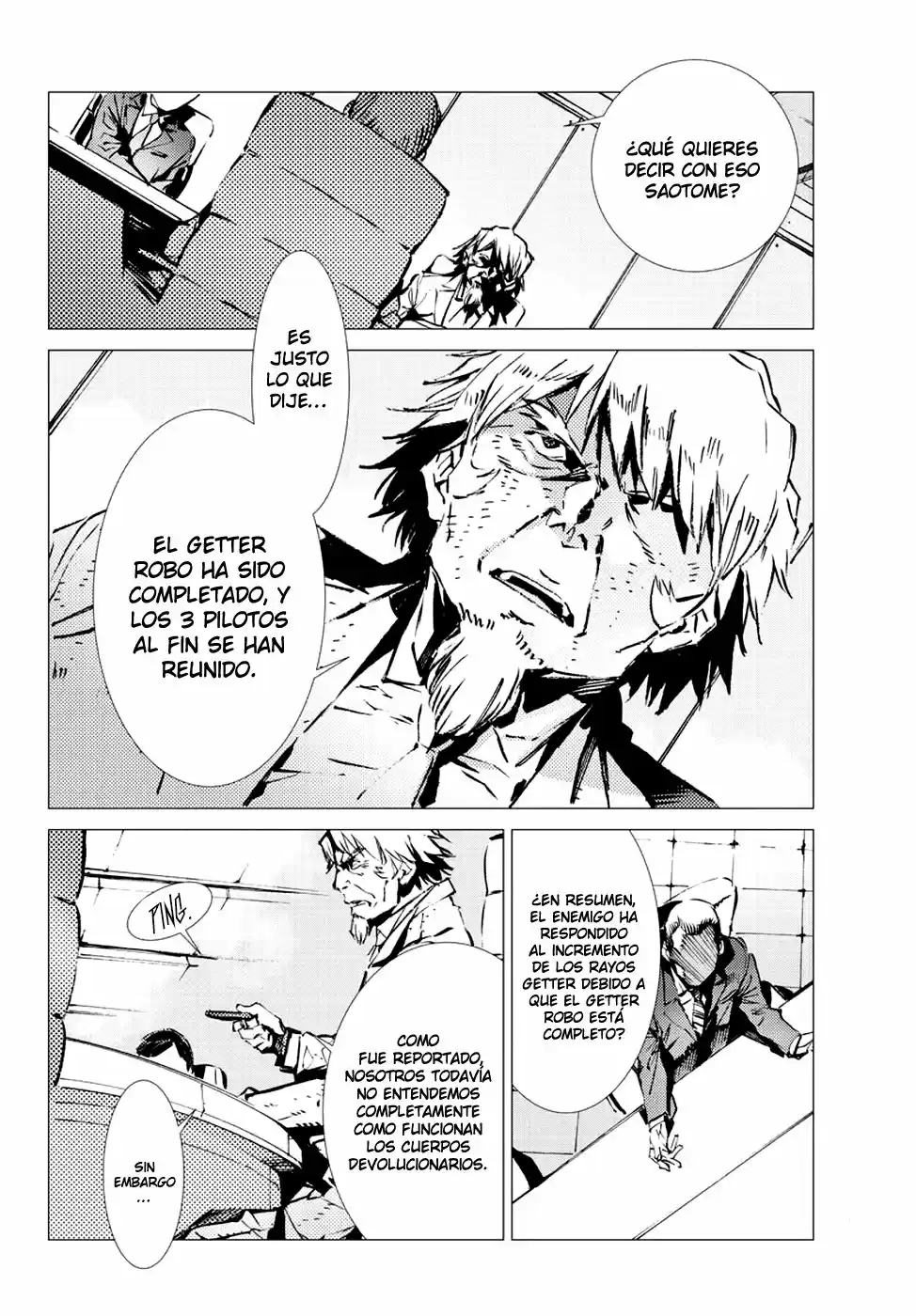 Getter Robo Devolution capítulo 10, página 5