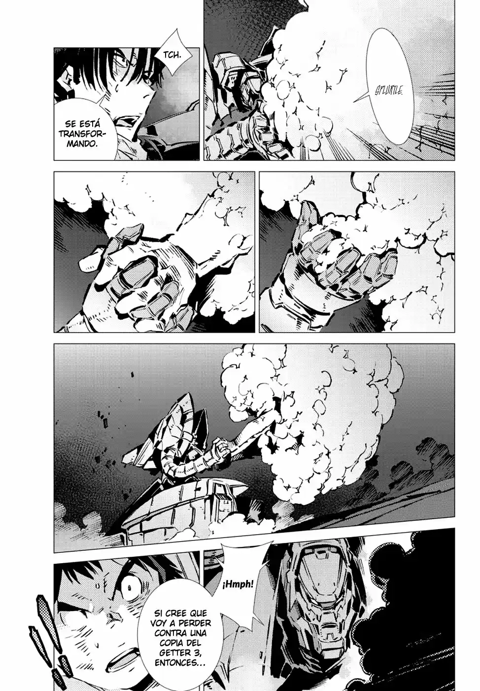 Getter Robo Devolution capítulo 11, página 12