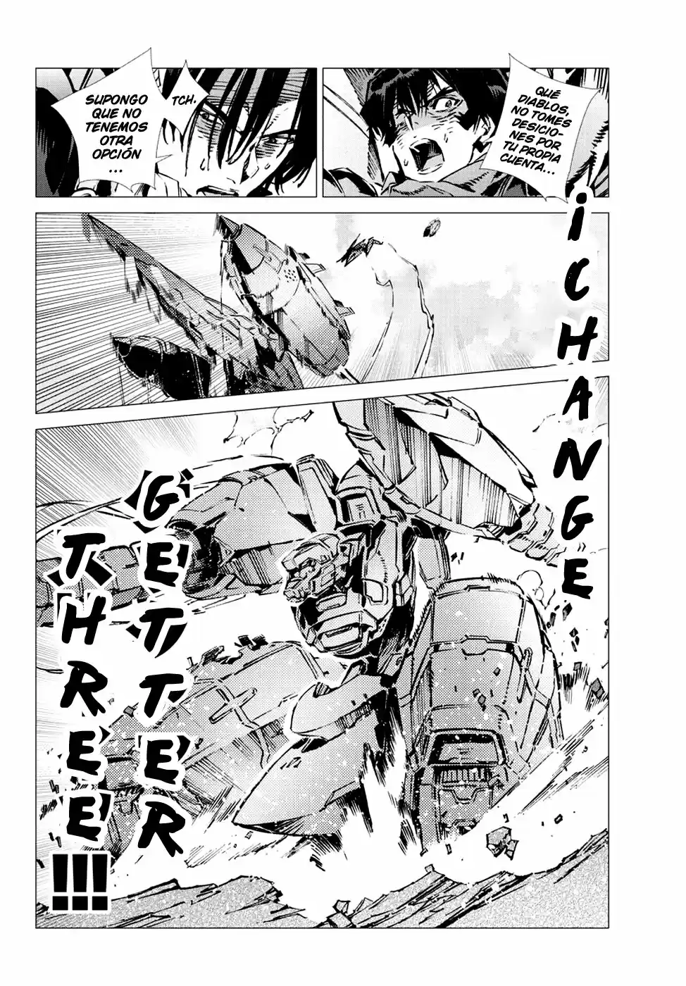 Getter Robo Devolution capítulo 16, página 13