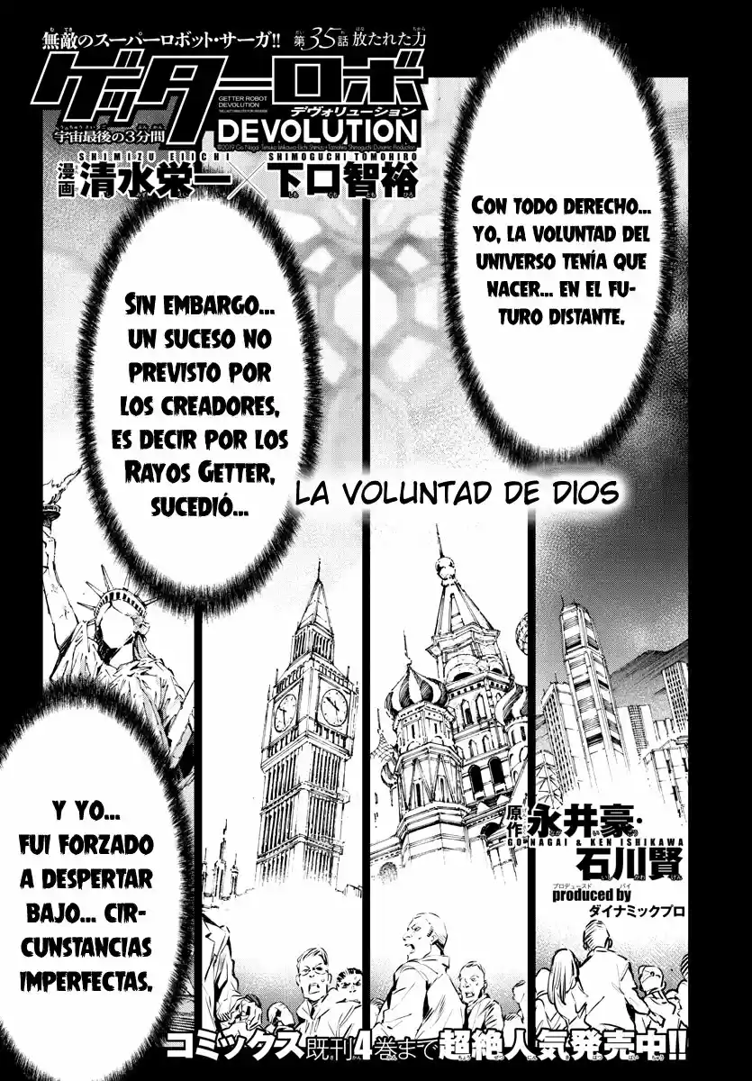 Getter Robo Devolution capítulo 35, página 2