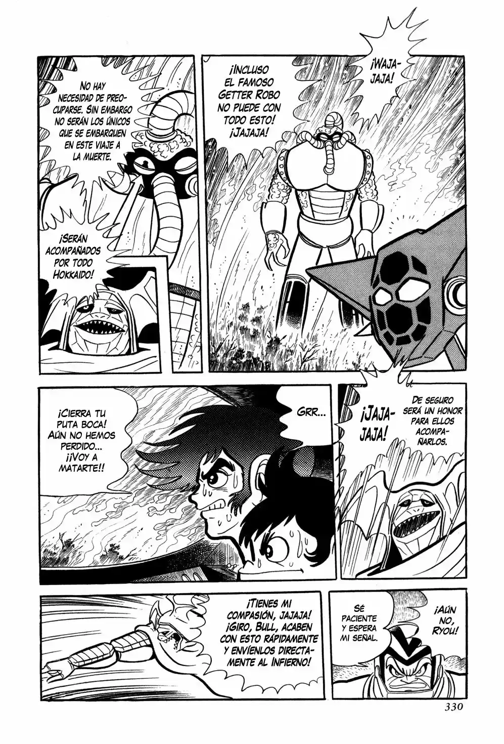 Getter Robo capítulo 6.20, página 34