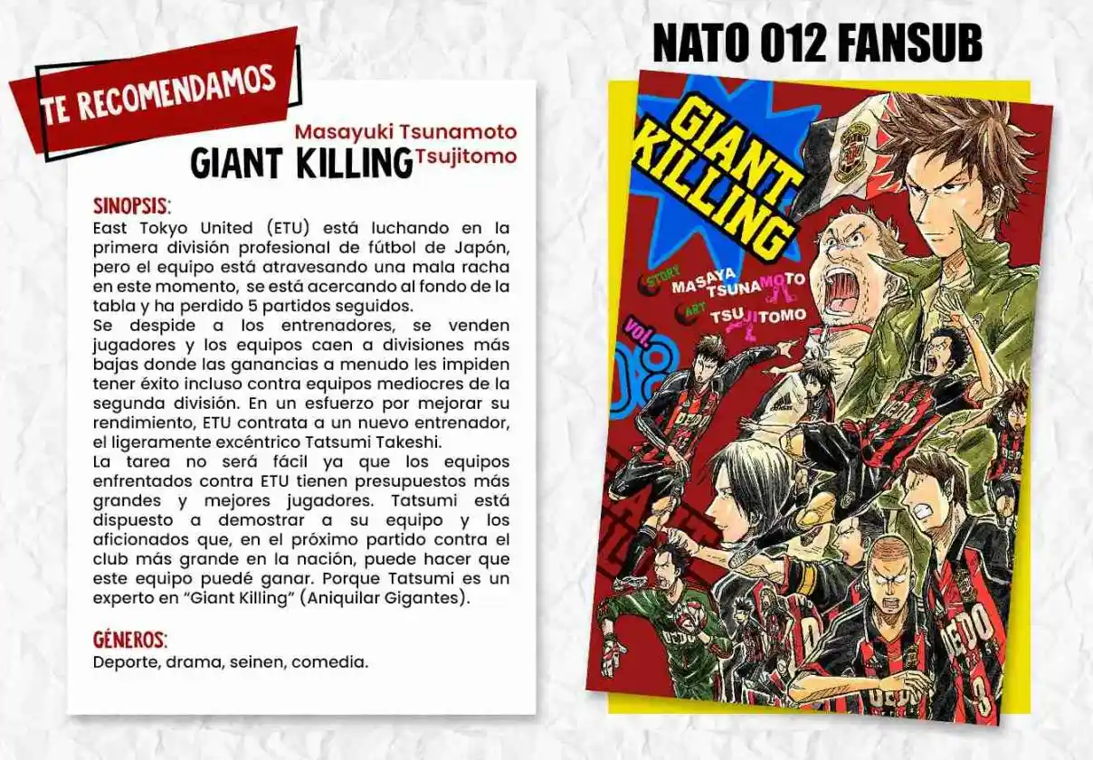 Giant Killing capítulo 541, página 24