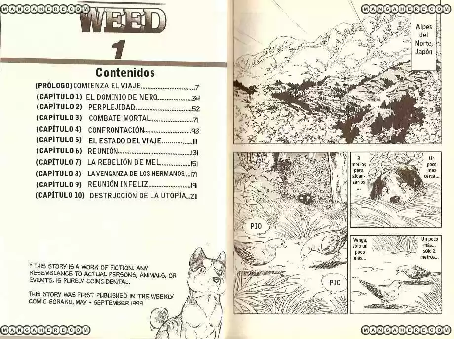Ginga Densetsu Weed capítulo 1, página 2