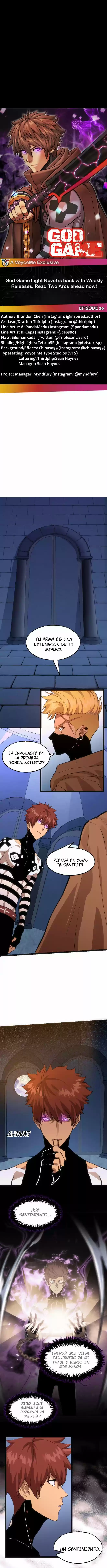 GOD GAME capítulo 20, página 3