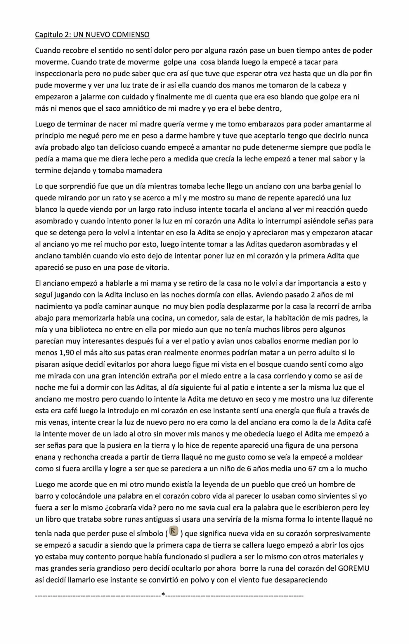 GOREMU (Novela) capítulo 2, página 1