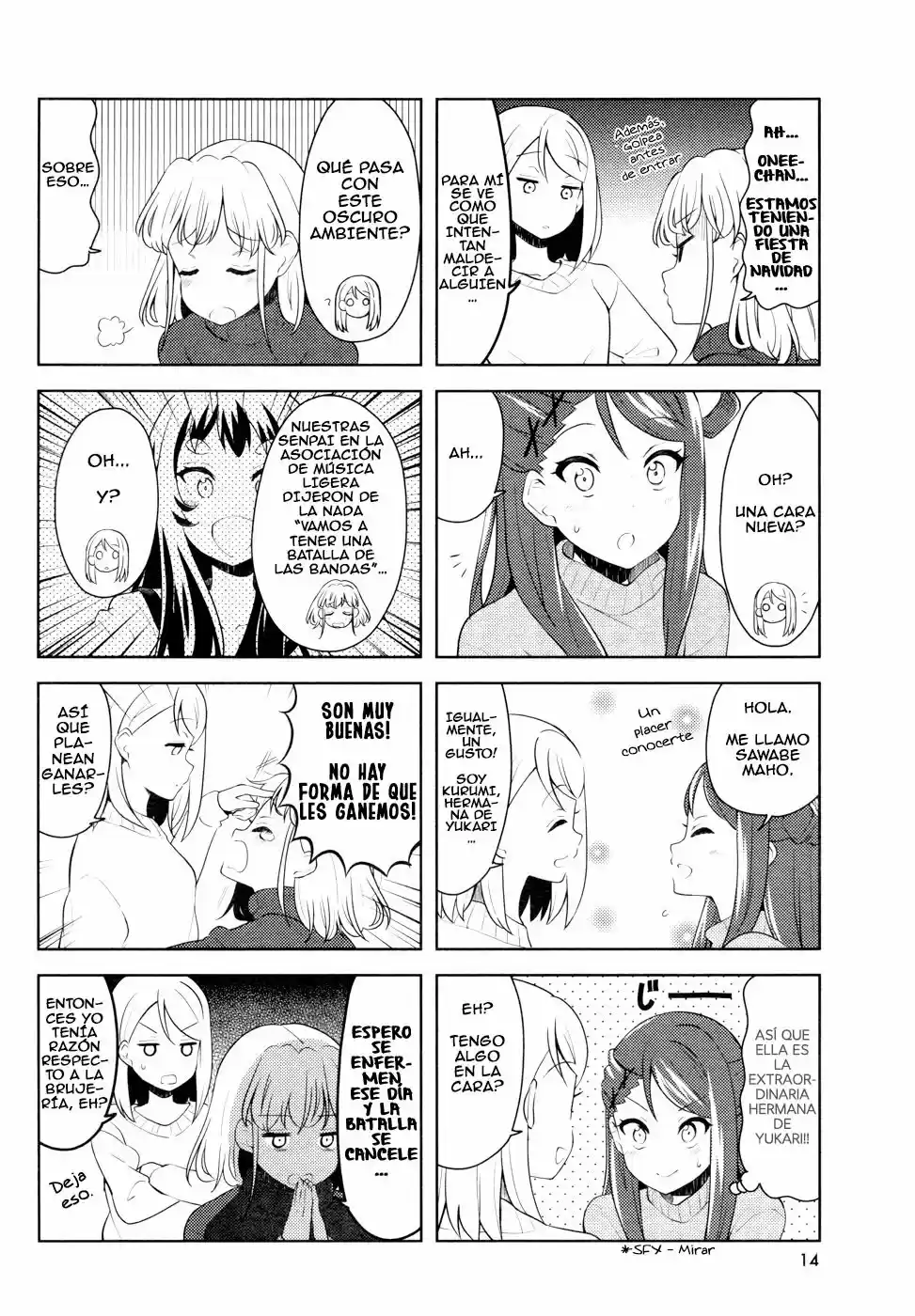 K-ON! Shuffle capítulo 13, página 2
