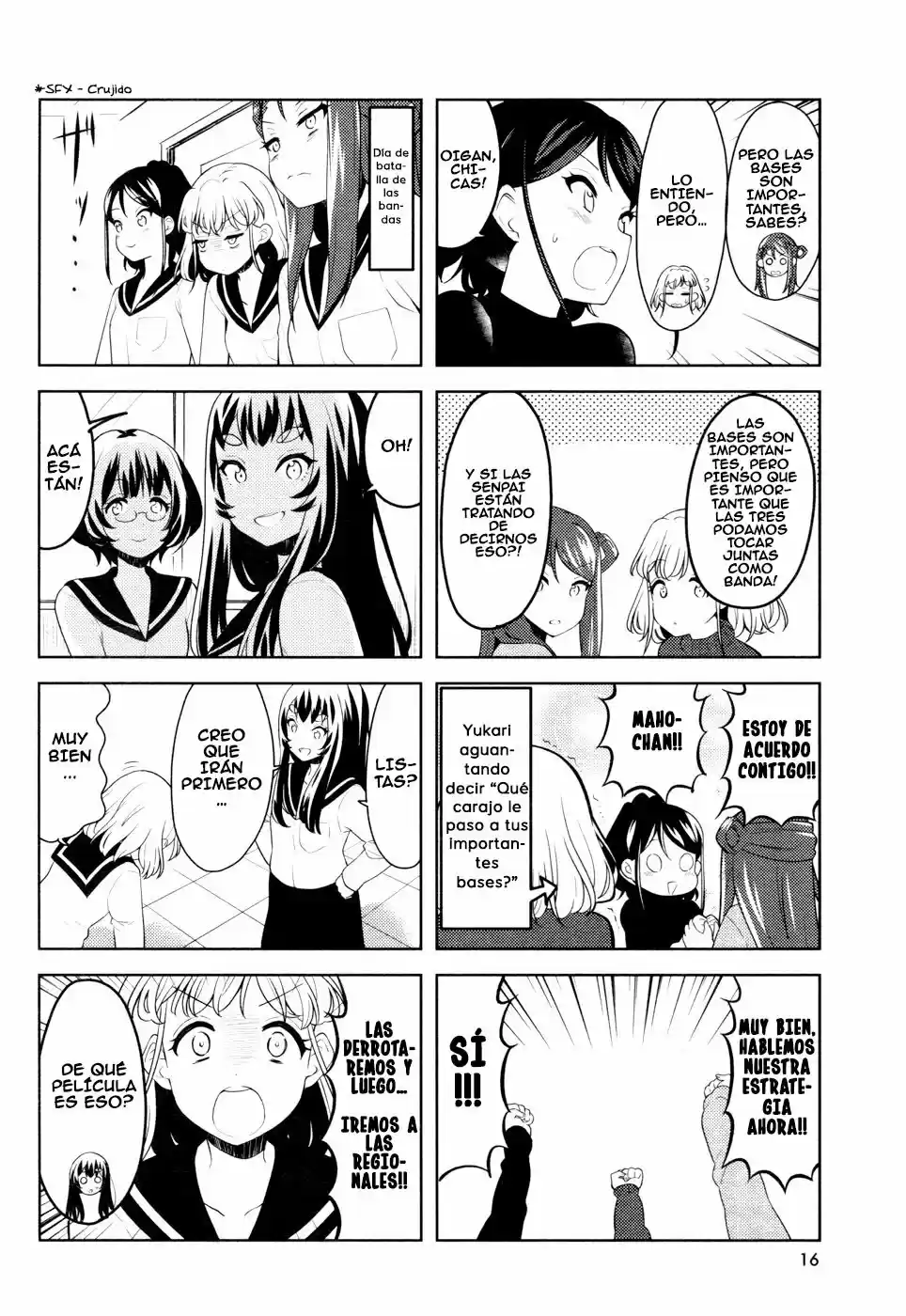 K-ON! Shuffle capítulo 13, página 4