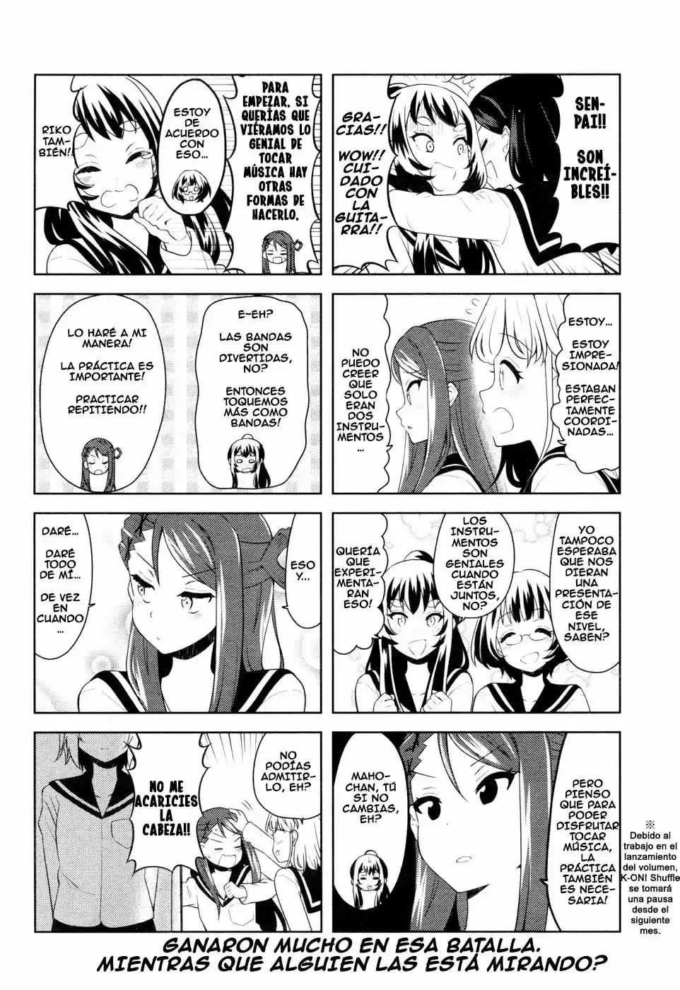 K-ON! Shuffle capítulo 13, página 8
