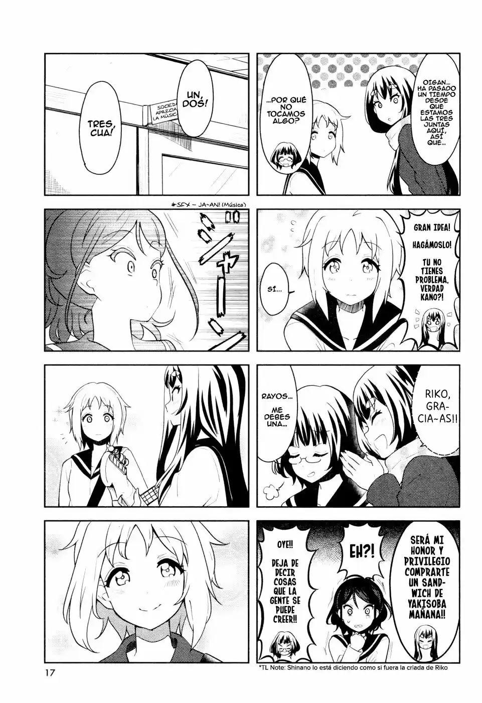K-ON! Shuffle capítulo 17, página 5