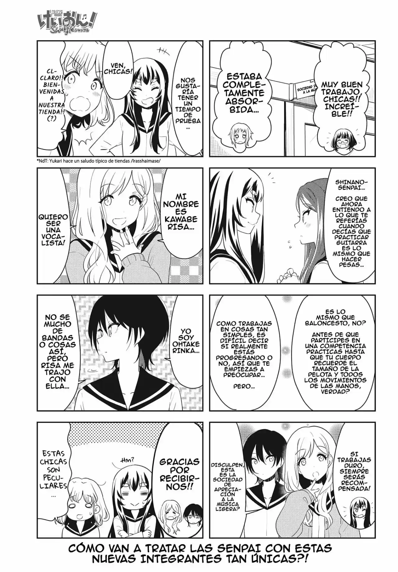 K-ON! Shuffle capítulo 21, página 7