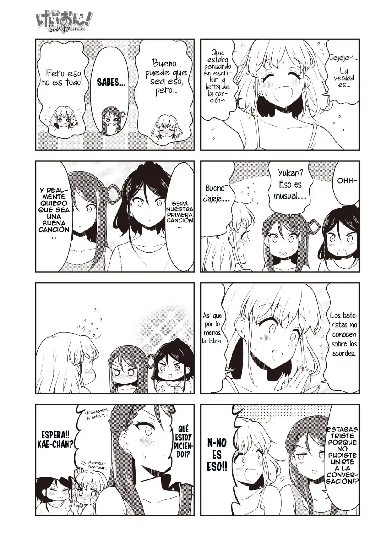 K-ON! Shuffle capítulo 36, página 5