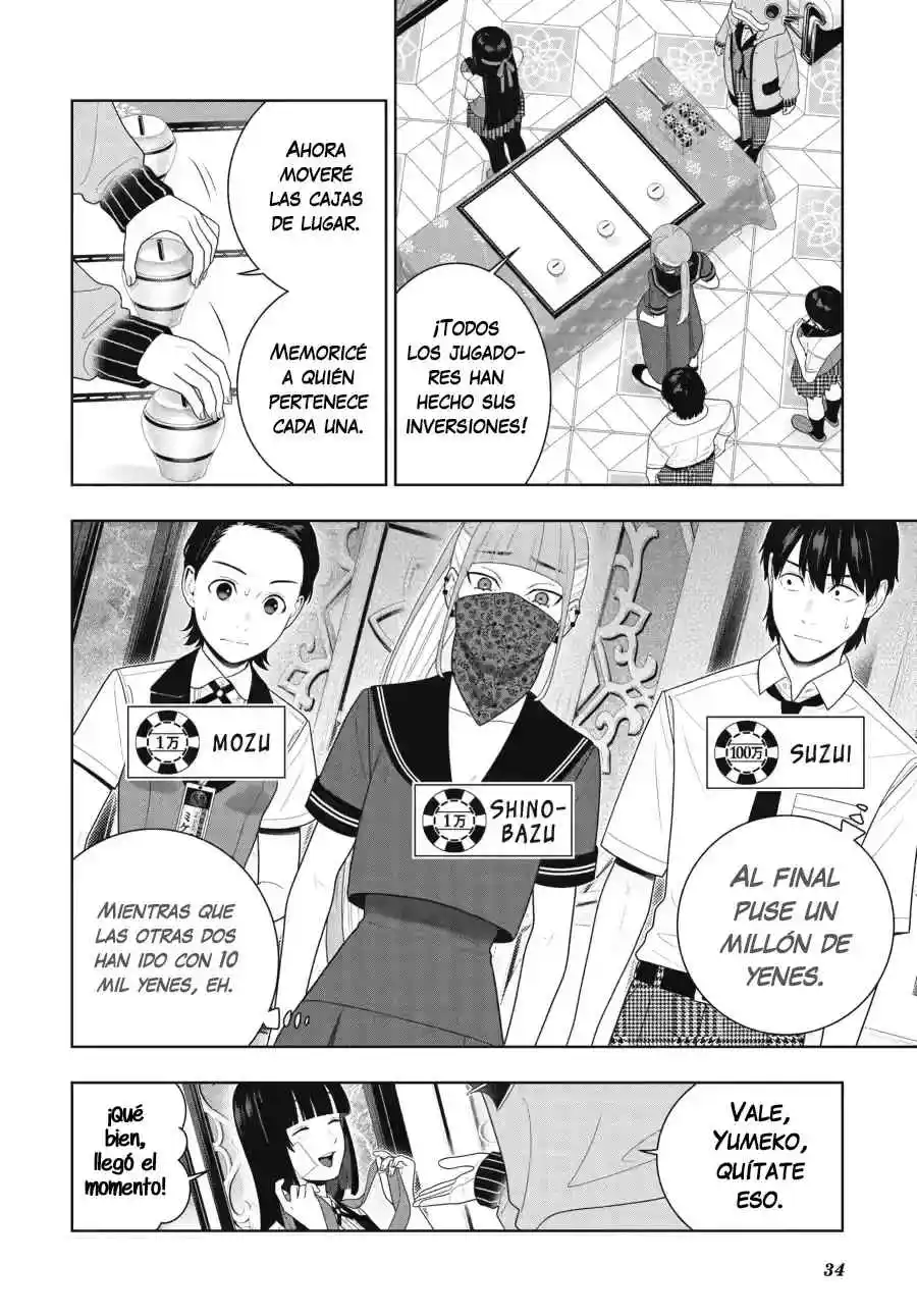 Kakegurui: Compulsive Gambler capítulo 113, página 34