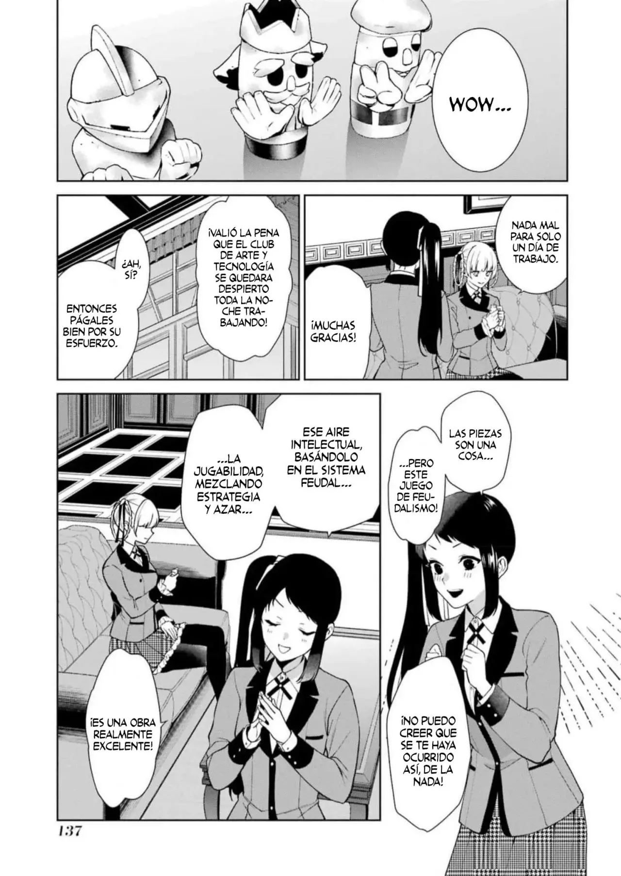 Kakegurui Twin capítulo 79, página 5