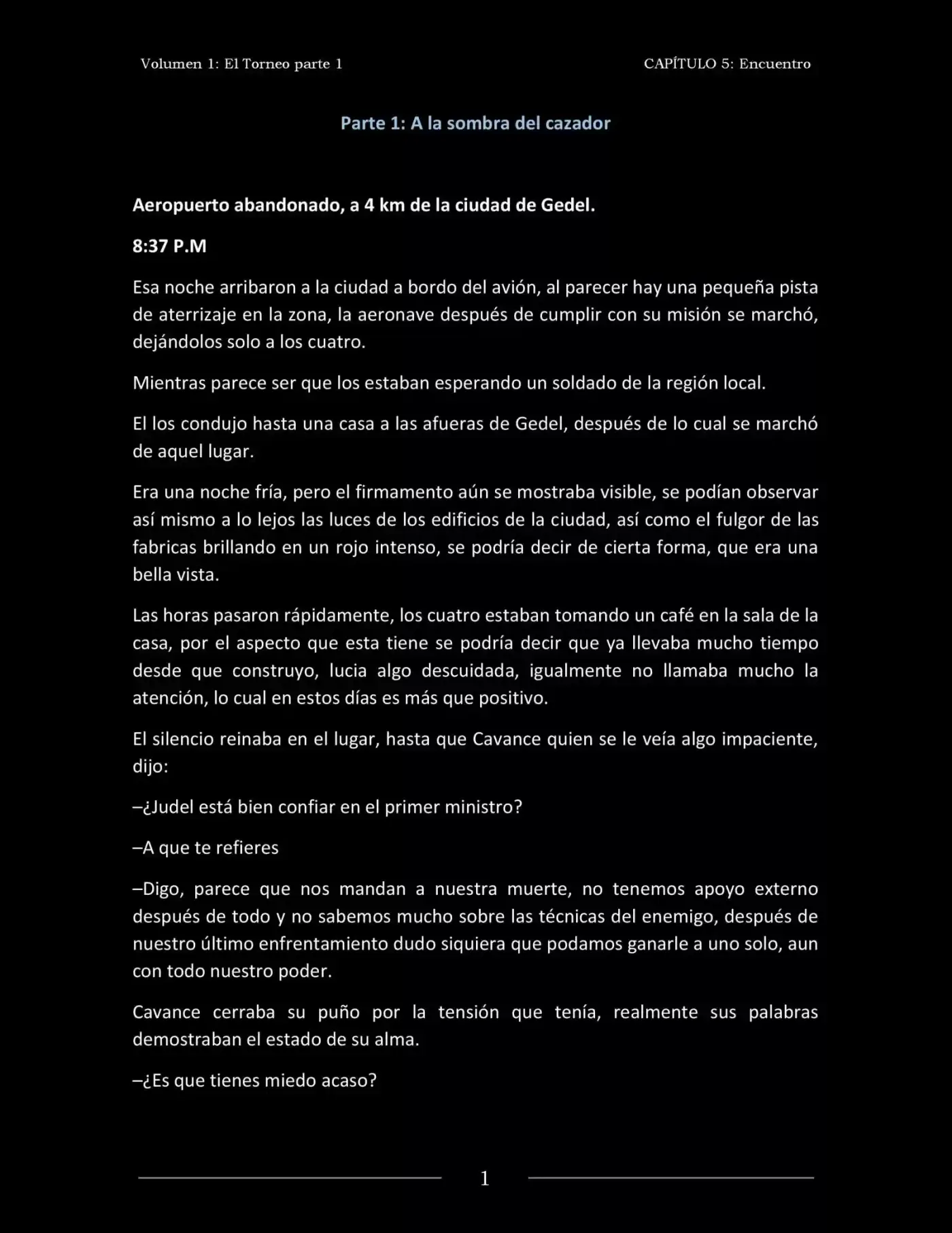 Kami No Climax capítulo 21, página 1