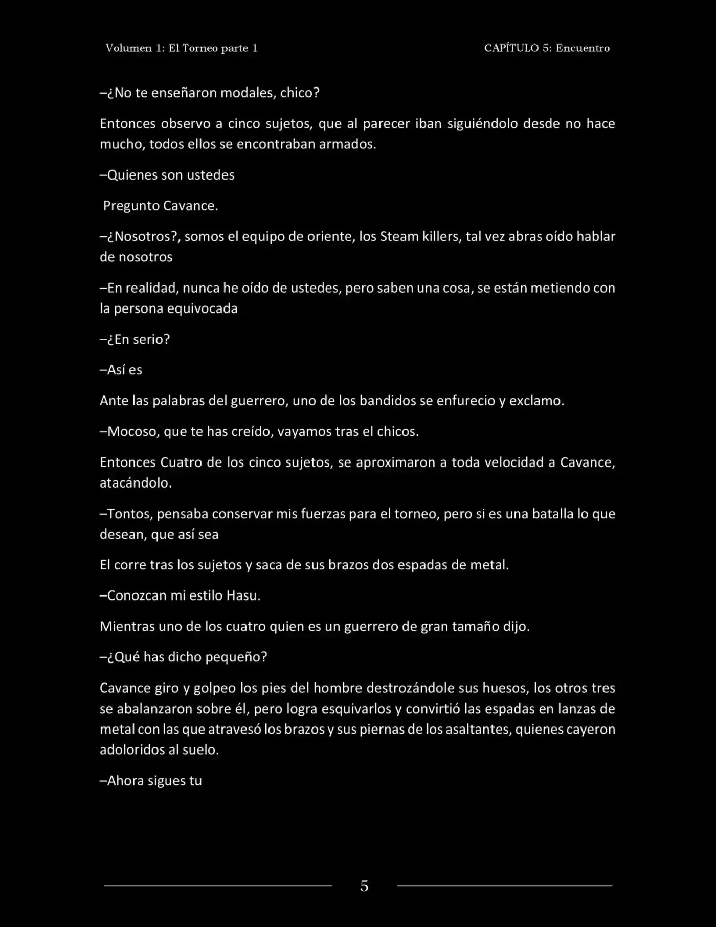 Kami No Climax capítulo 21, página 5