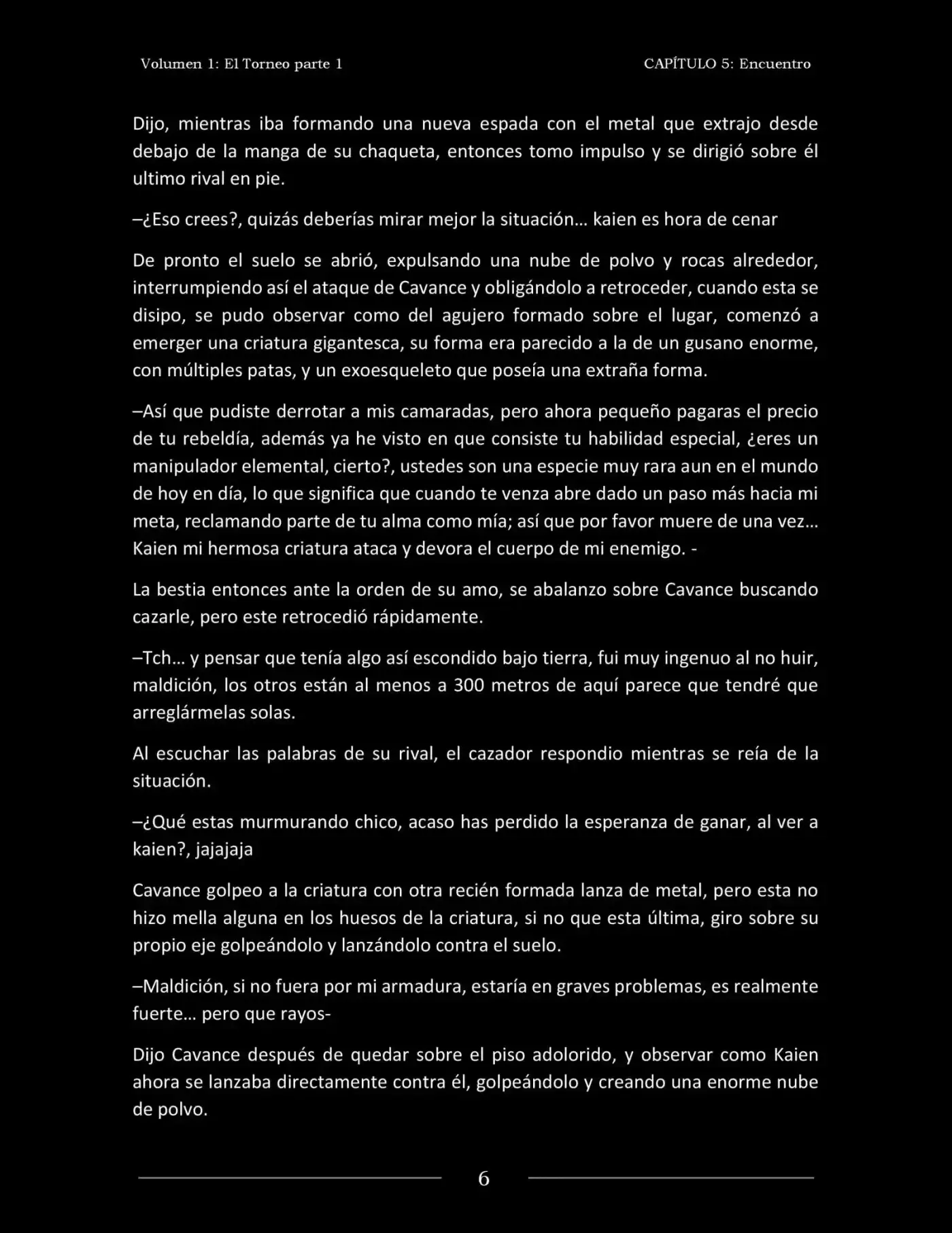 Kami No Climax capítulo 21, página 6