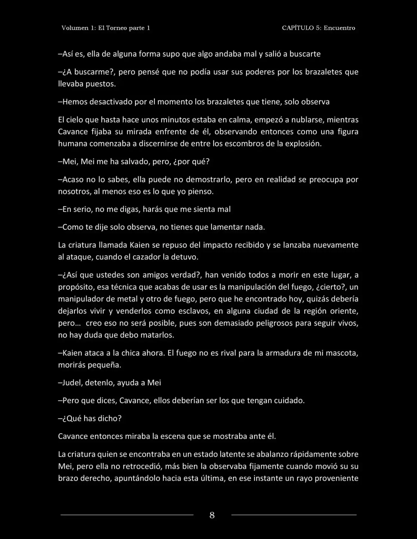Kami No Climax capítulo 21, página 8