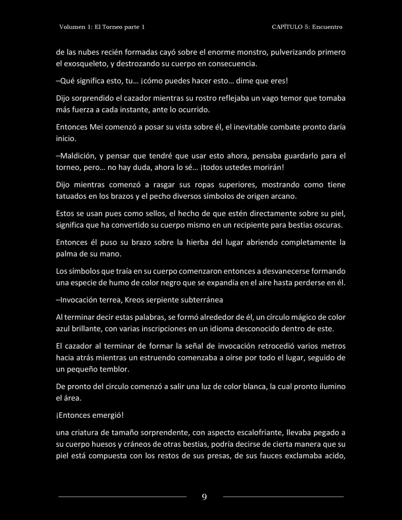 Kami No Climax capítulo 21, página 9