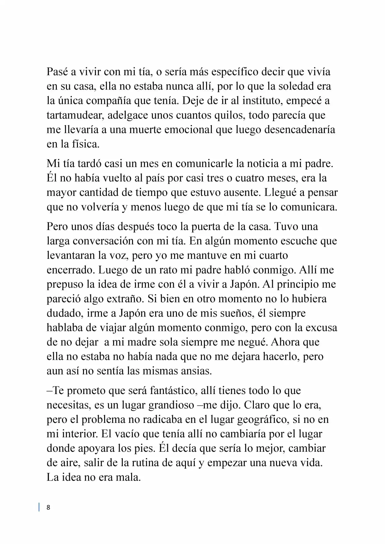 Karasu (Novela) capítulo 1, página 7