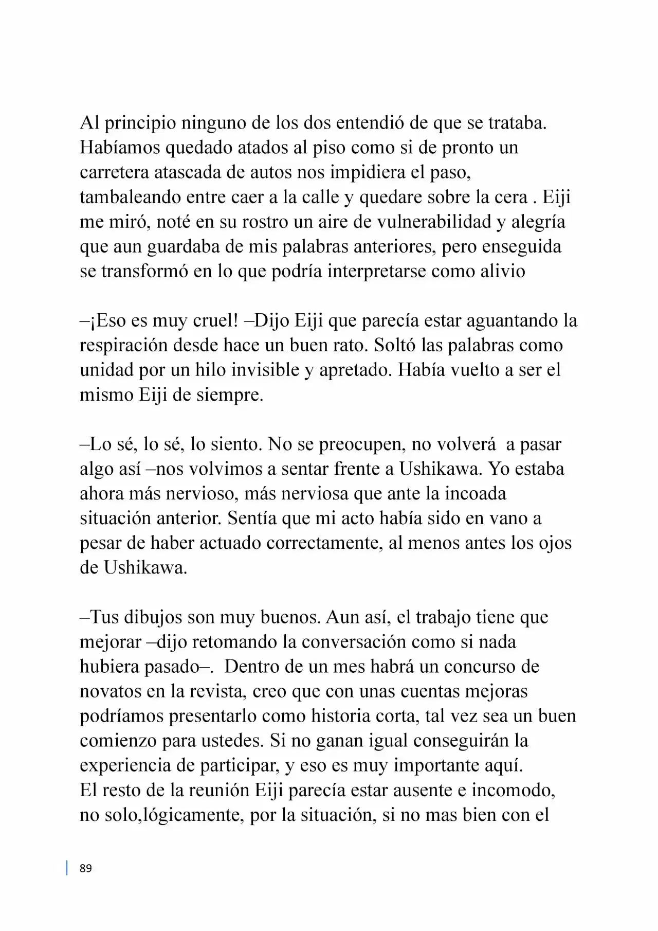 Karasu (Novela) capítulo 13, página 6