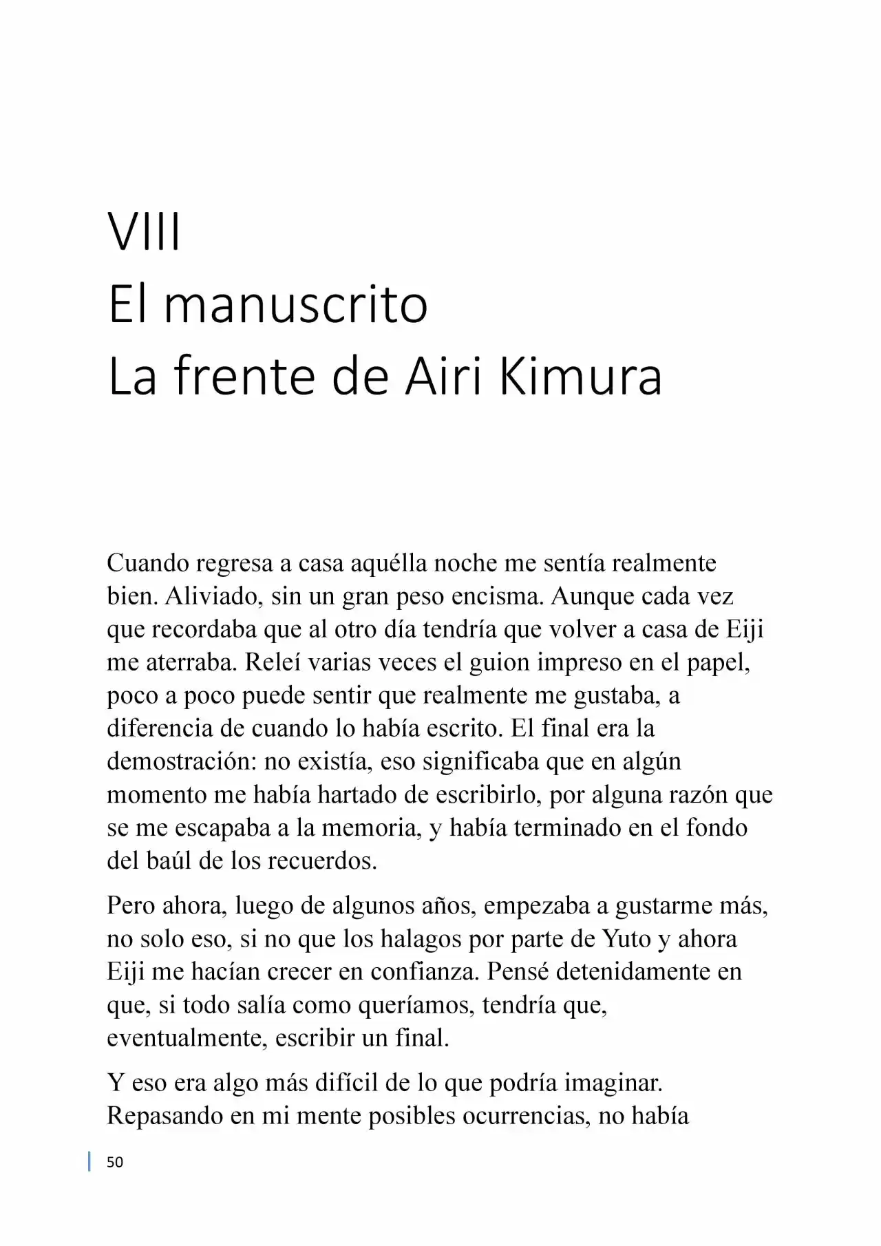 Karasu (Novela) capítulo 8, página 1