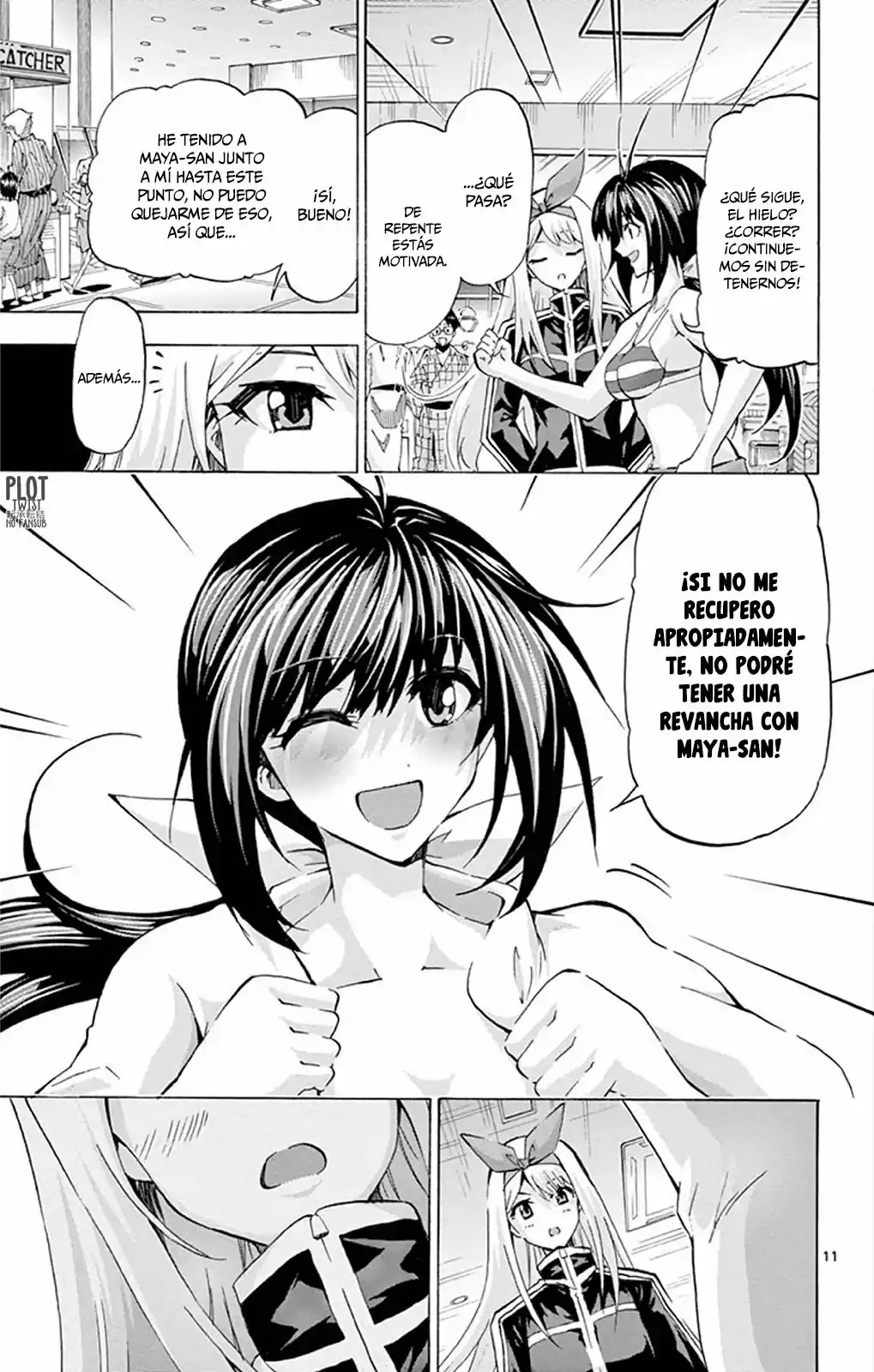 Keijo!!!!!!!! capítulo 89, página 11