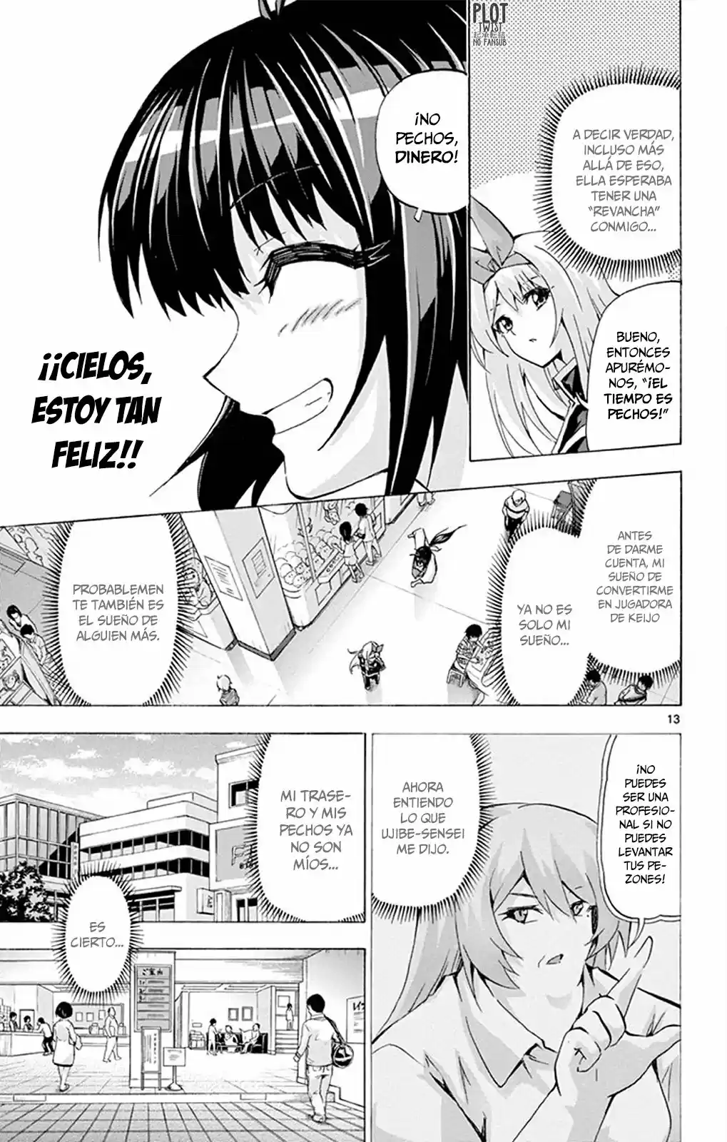 Keijo!!!!!!!! capítulo 89, página 13