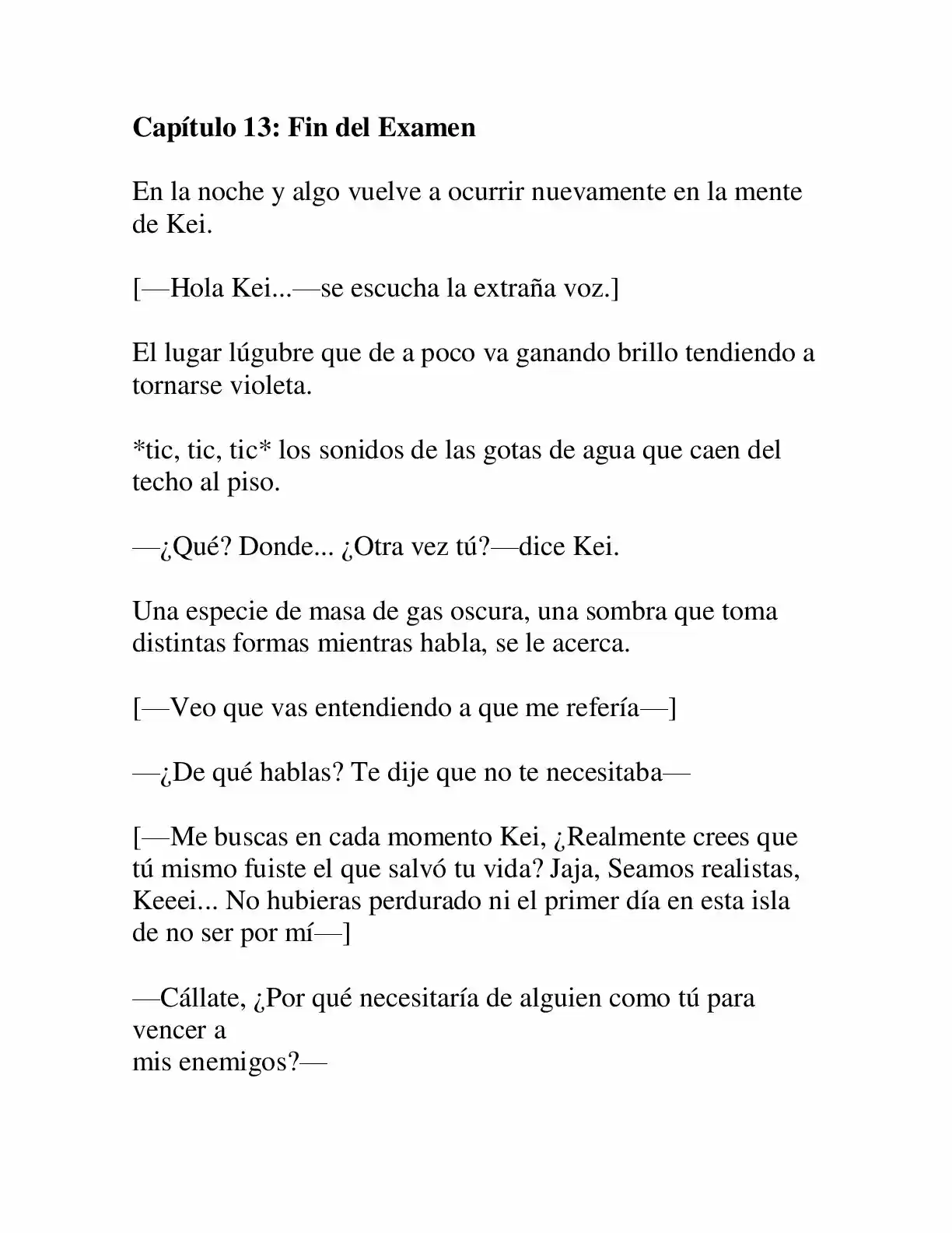 Keimamura X capítulo 13, página 1