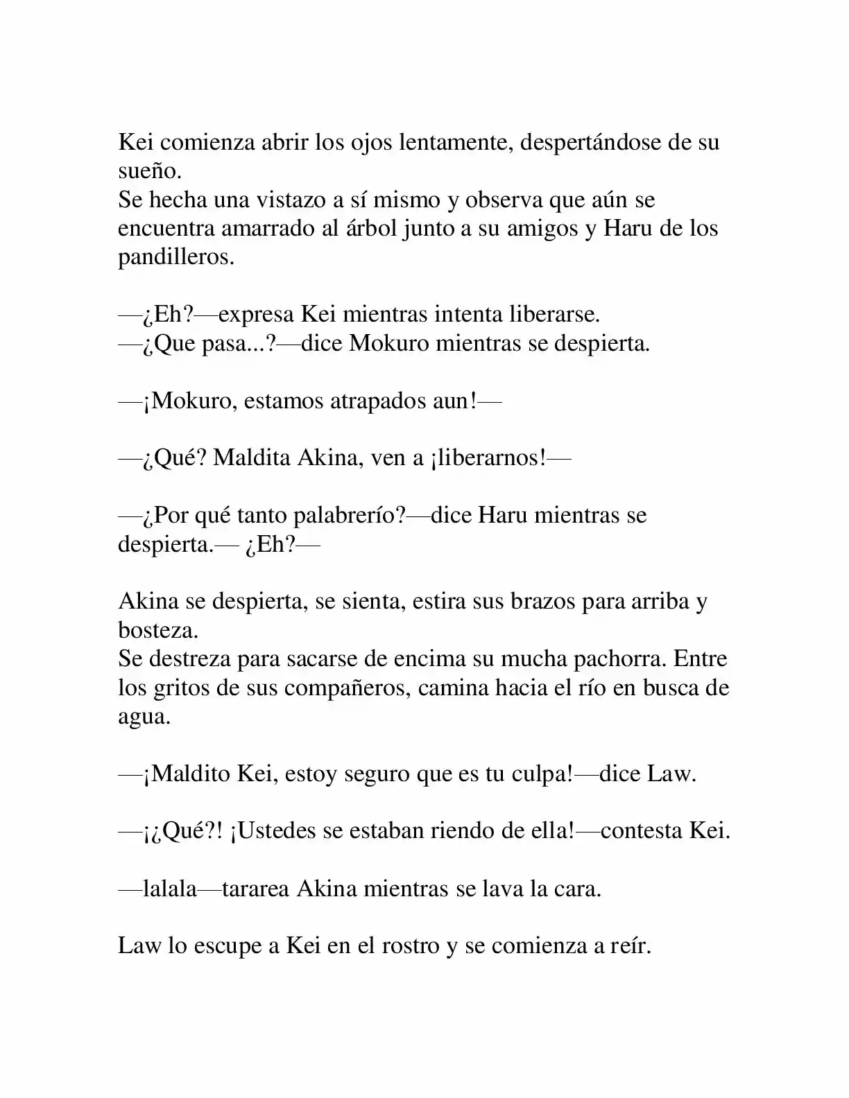 Keimamura X capítulo 13, página 6