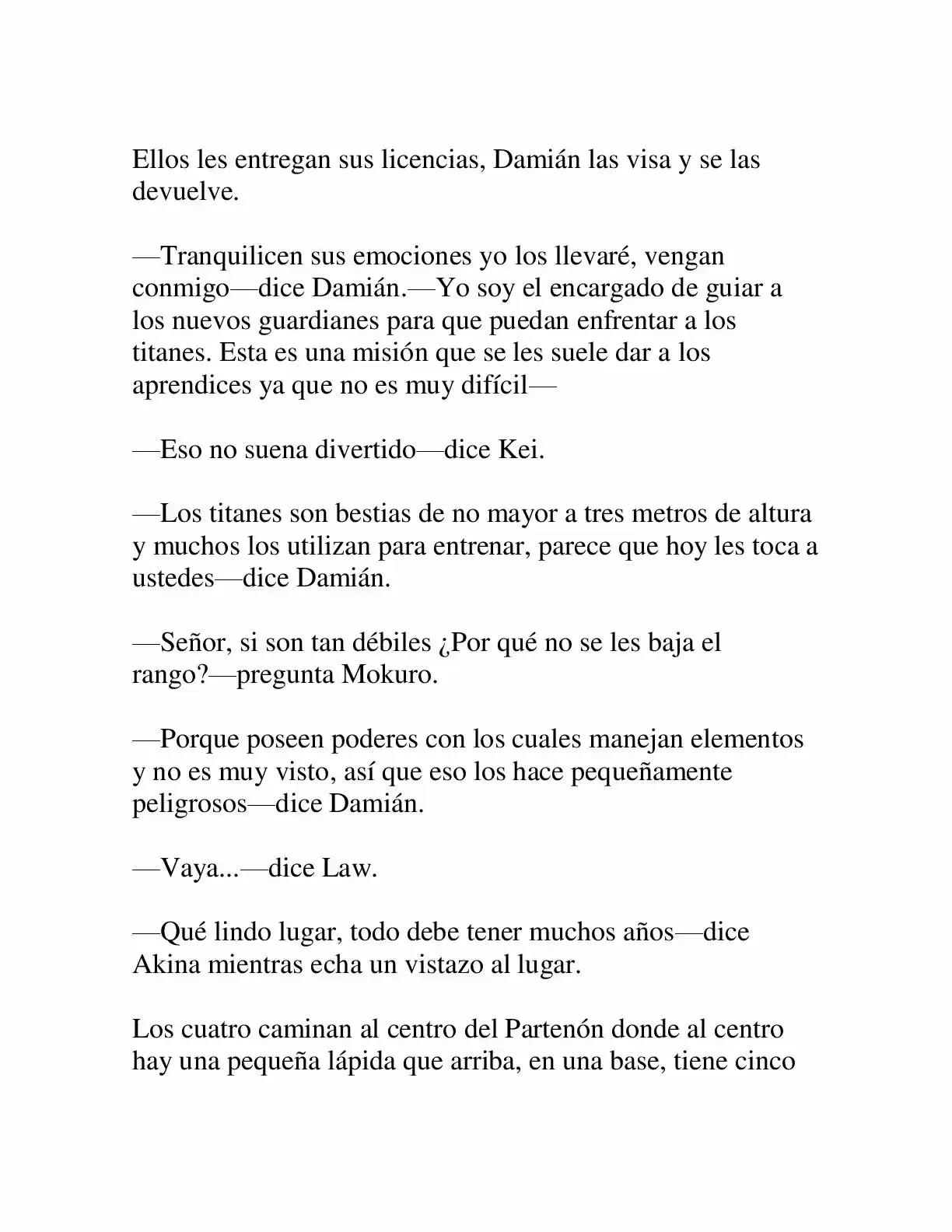 Keimamura X capítulo 15, página 5