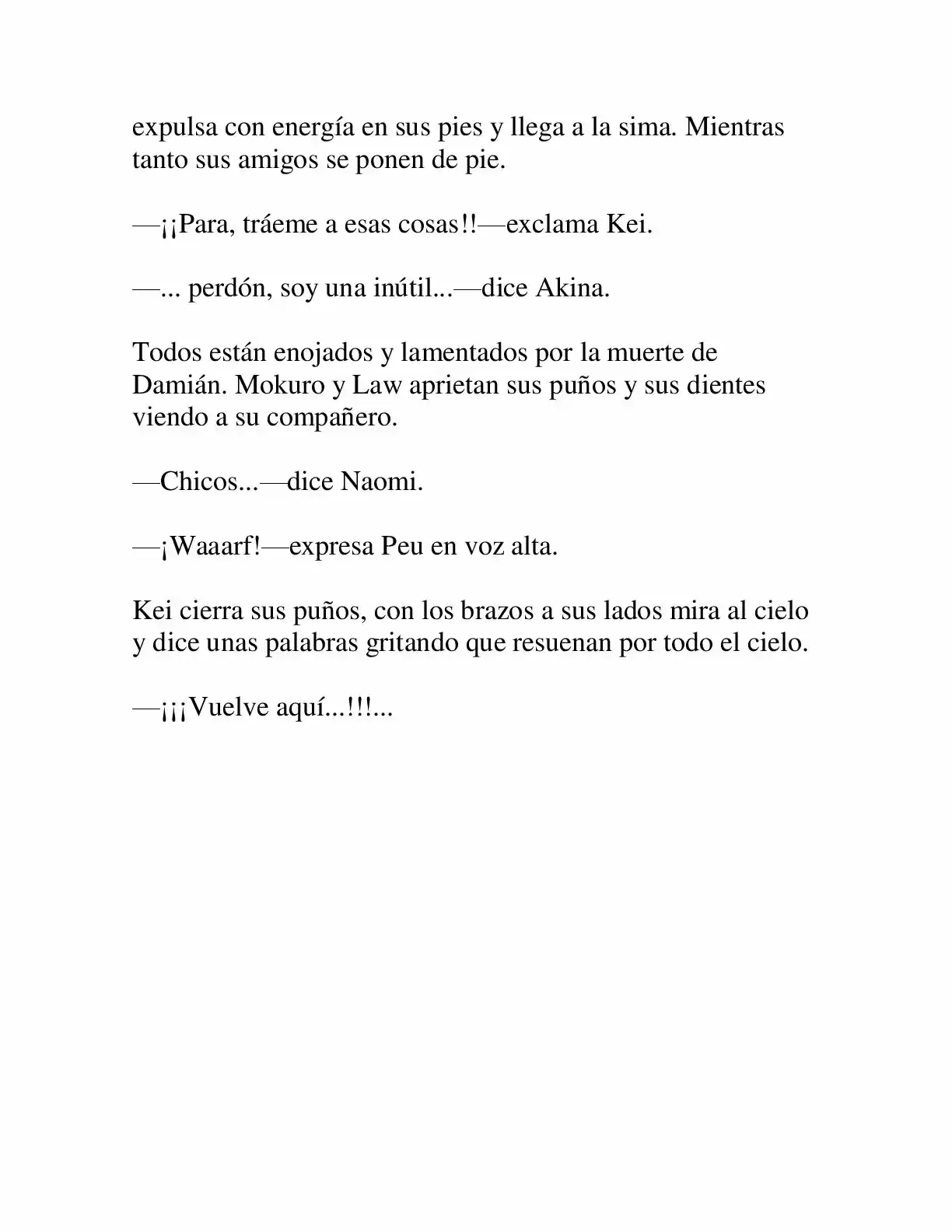 Keimamura X capítulo 15, página 21