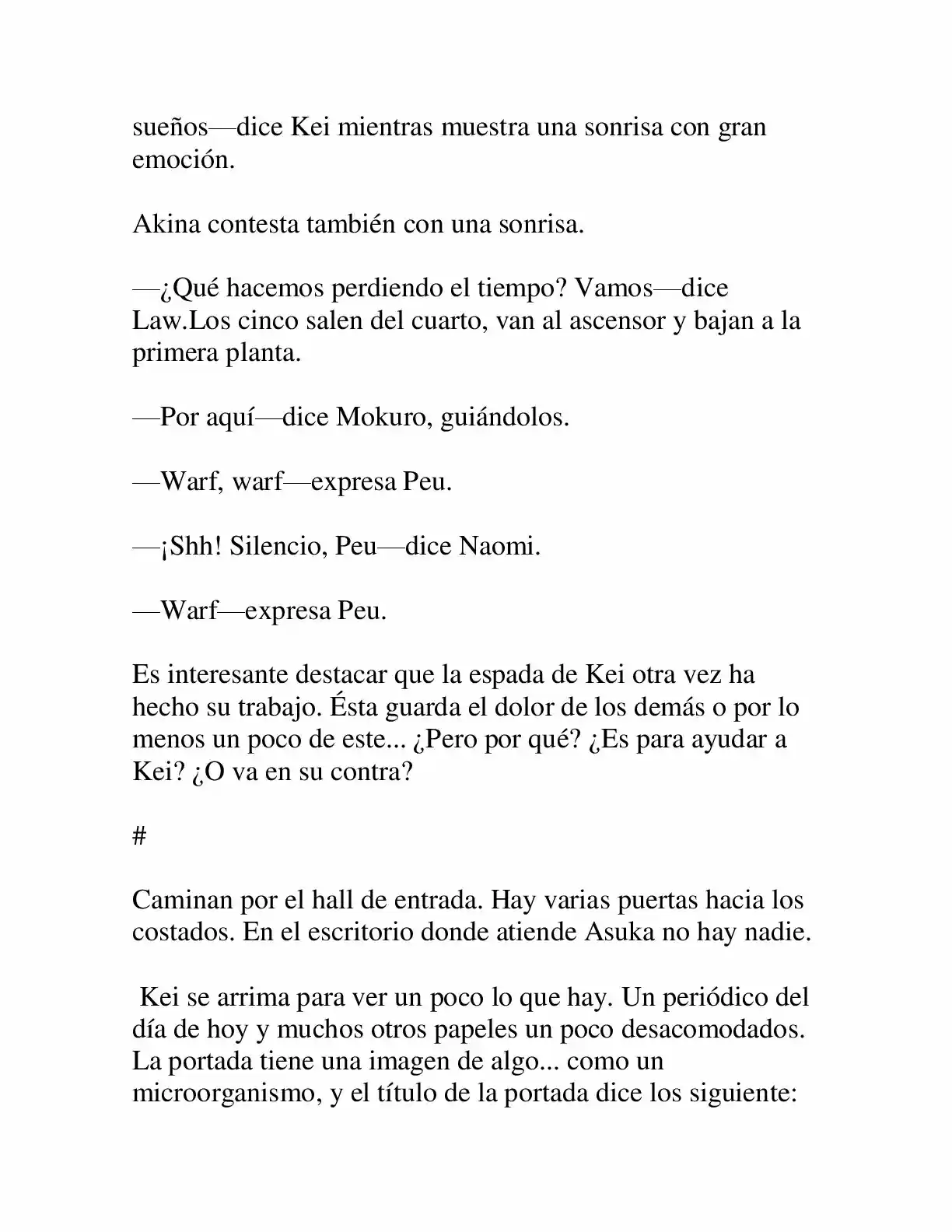 Keimamura X capítulo 16, página 6