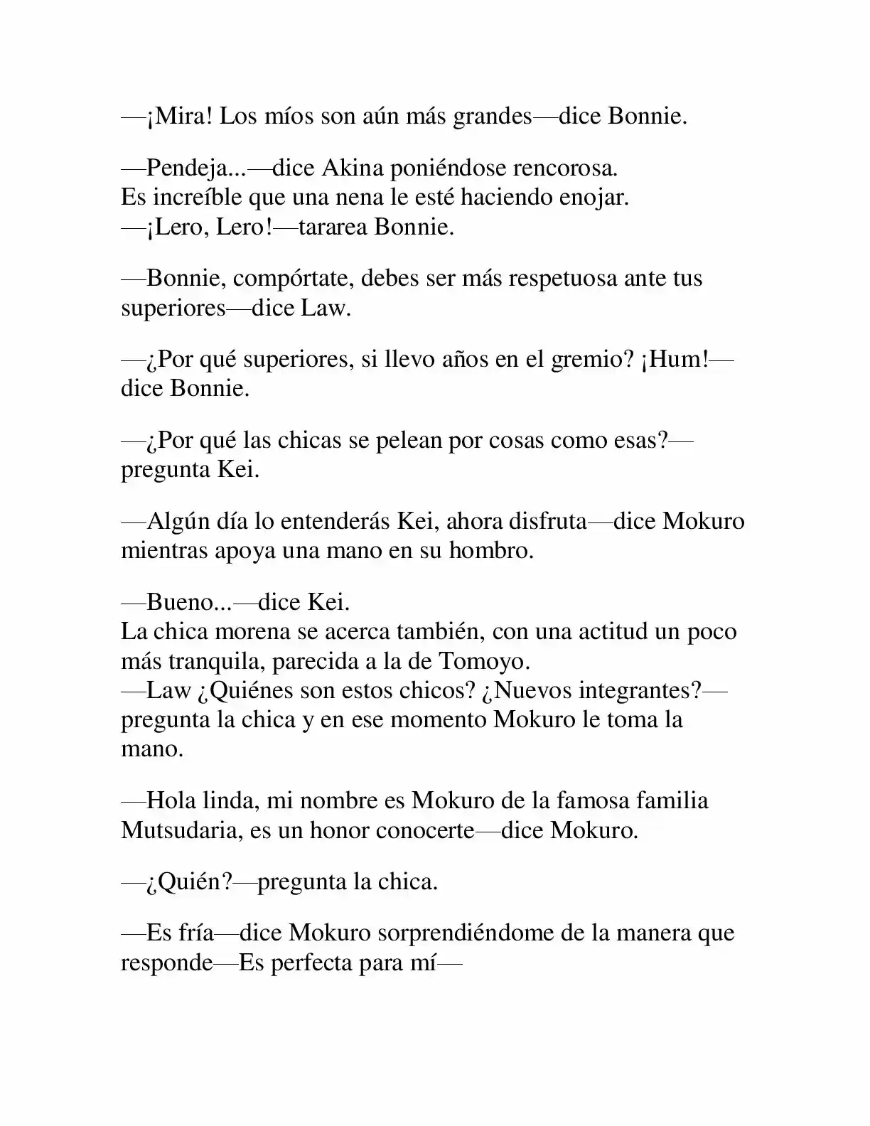 Keimamura X capítulo 18, página 5