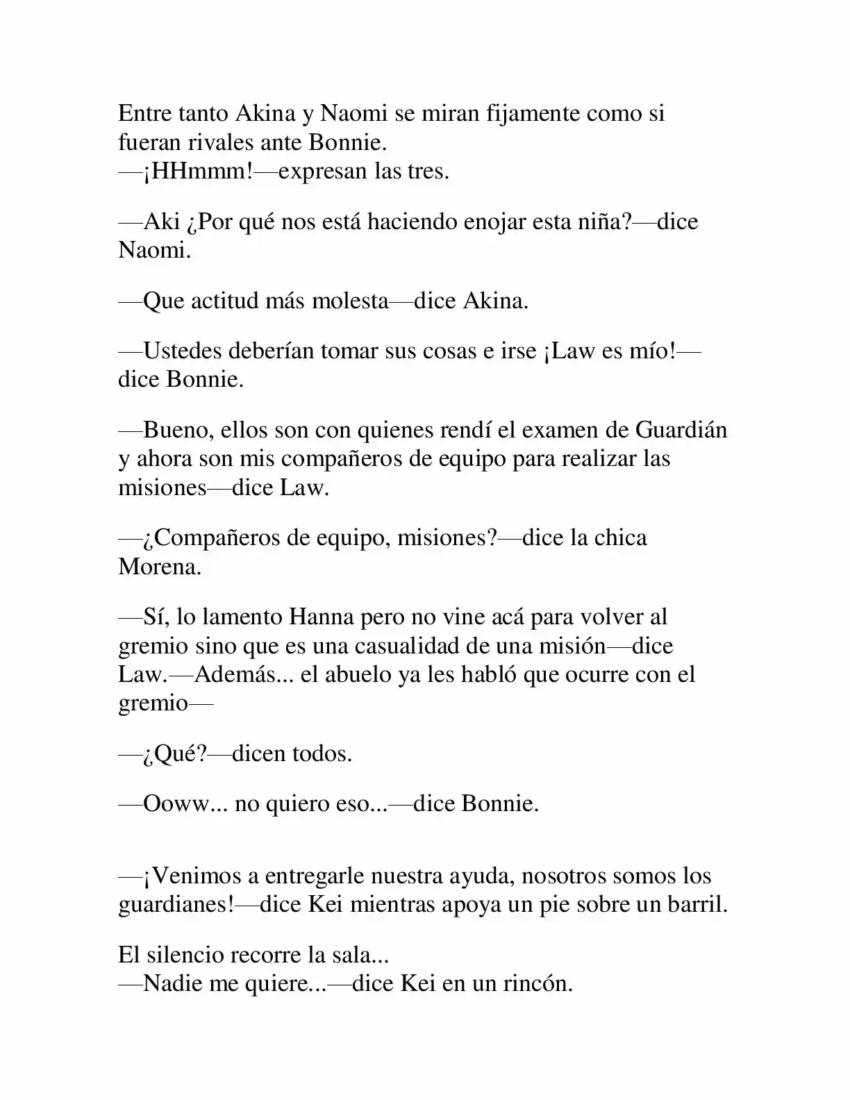 Keimamura X capítulo 18, página 6
