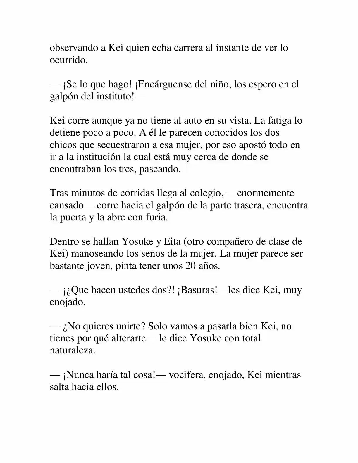 Keimamura X capítulo 2, página 4
