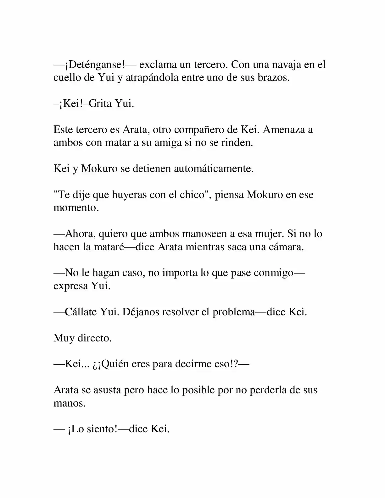 Keimamura X capítulo 2, página 6