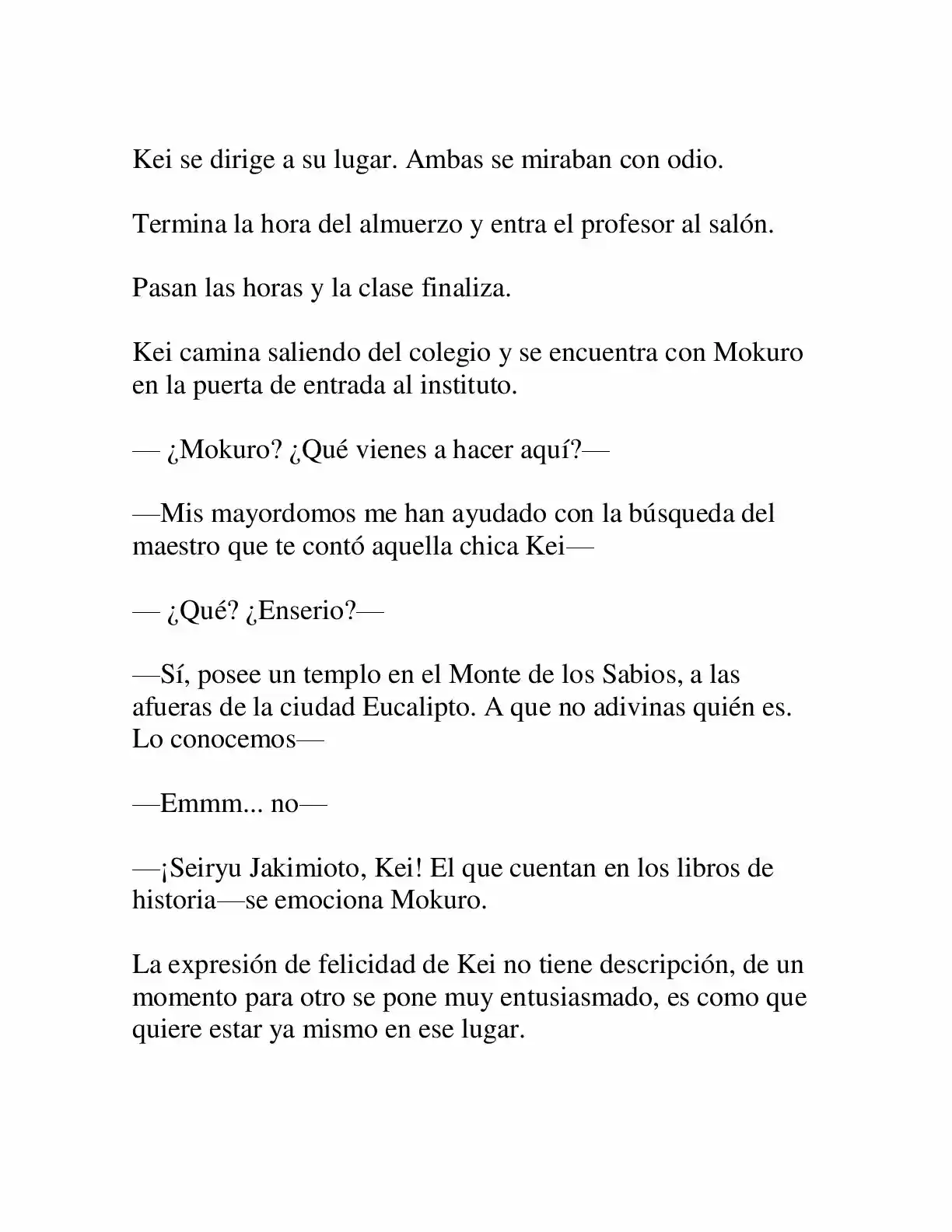 Keimamura X capítulo 2, página 19