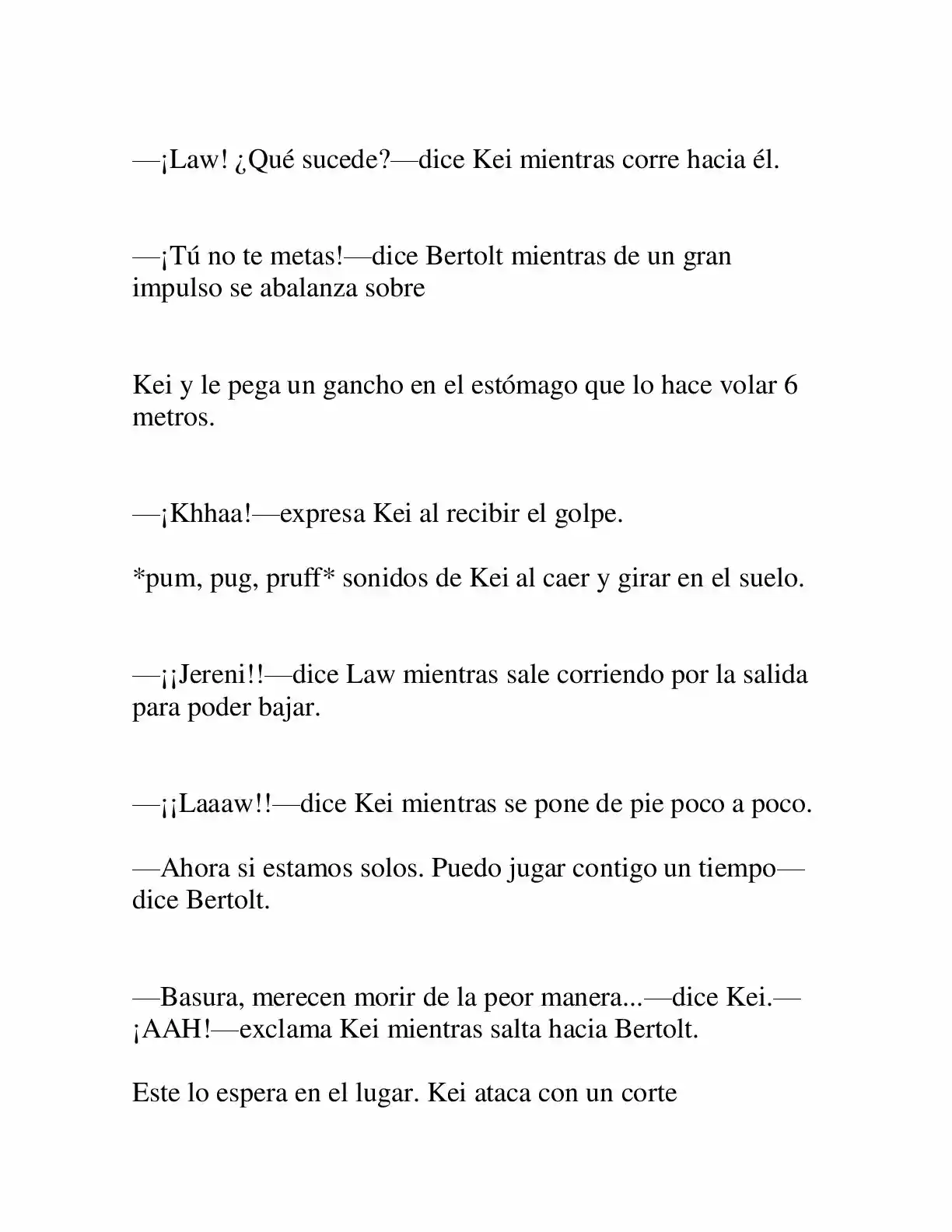 Keimamura X capítulo 21, página 5