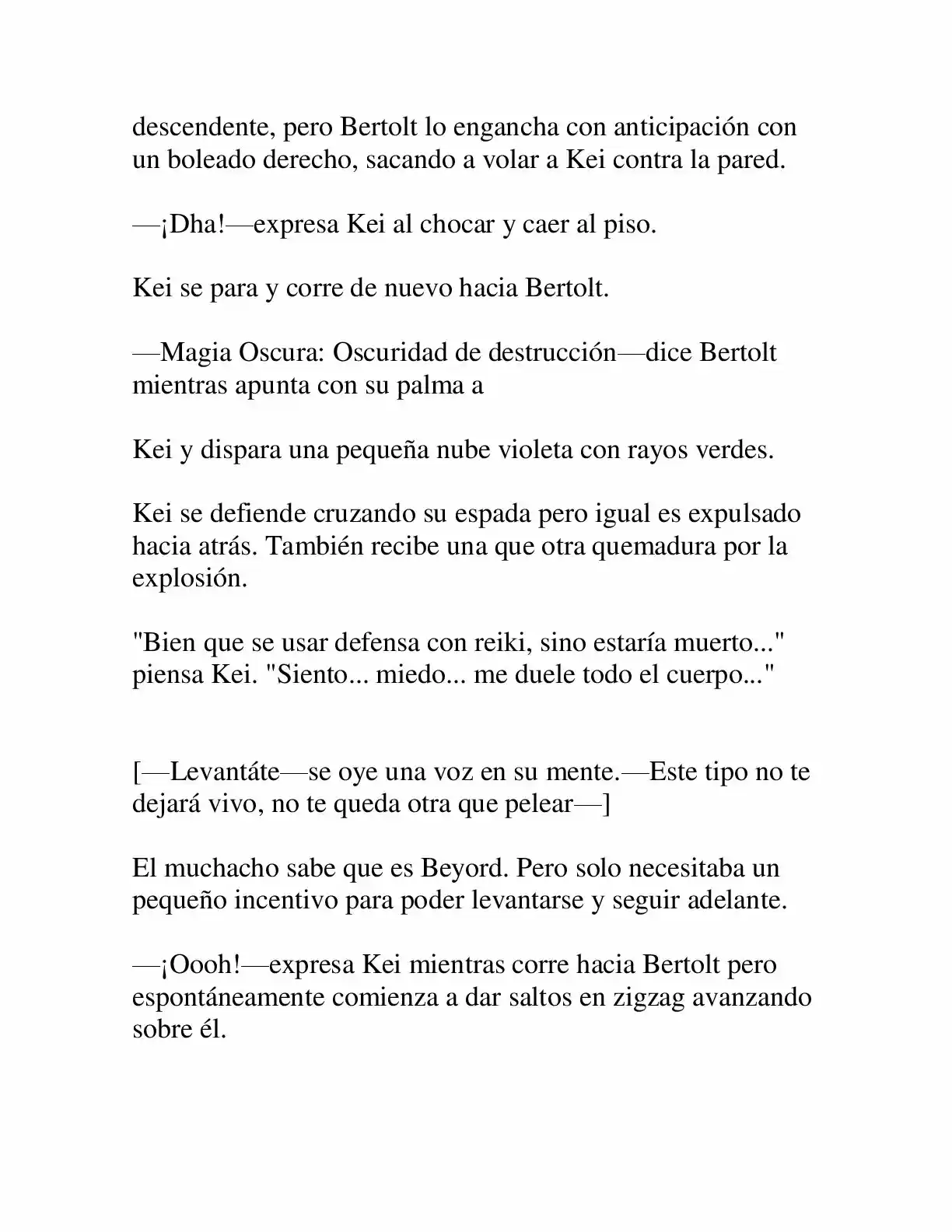 Keimamura X capítulo 21, página 6