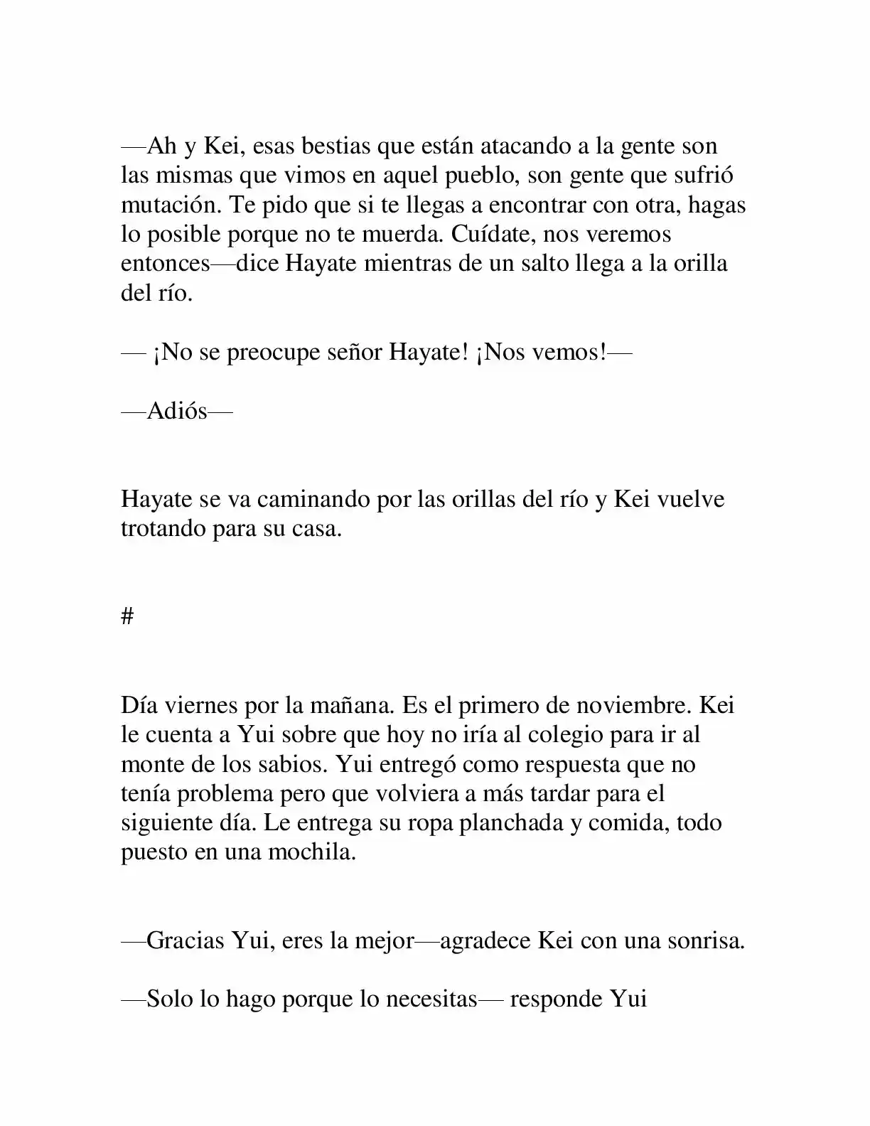 Keimamura X capítulo 3, página 10