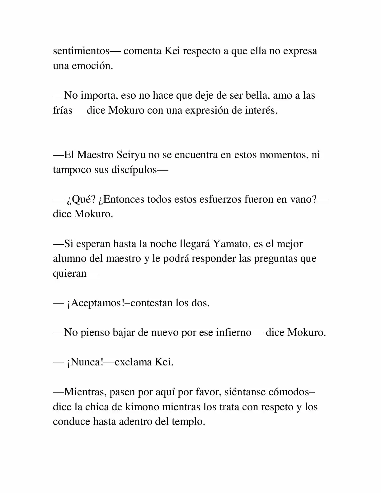 Keimamura X capítulo 3, página 15