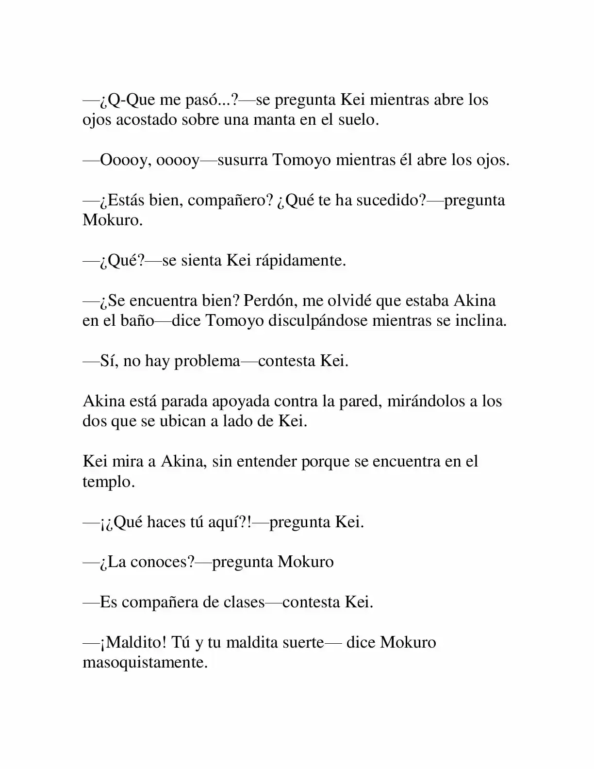 Keimamura X capítulo 4, página 4