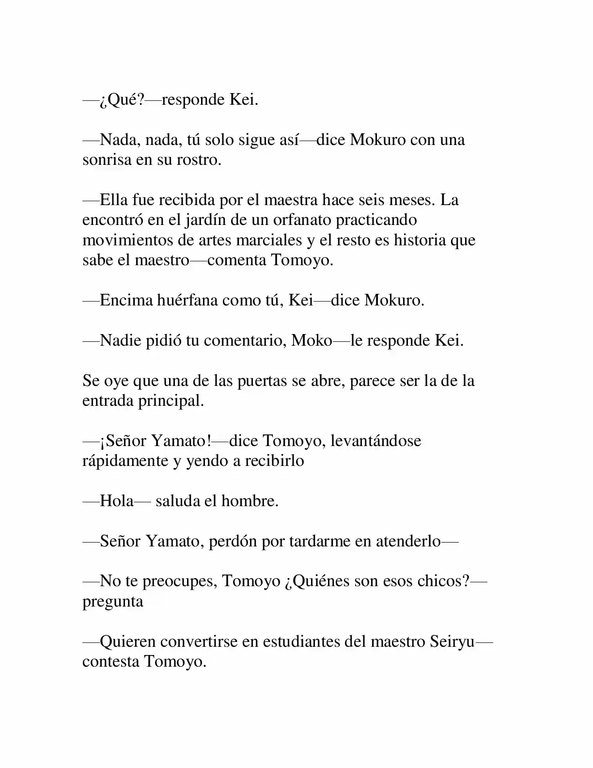 Keimamura X capítulo 4, página 6