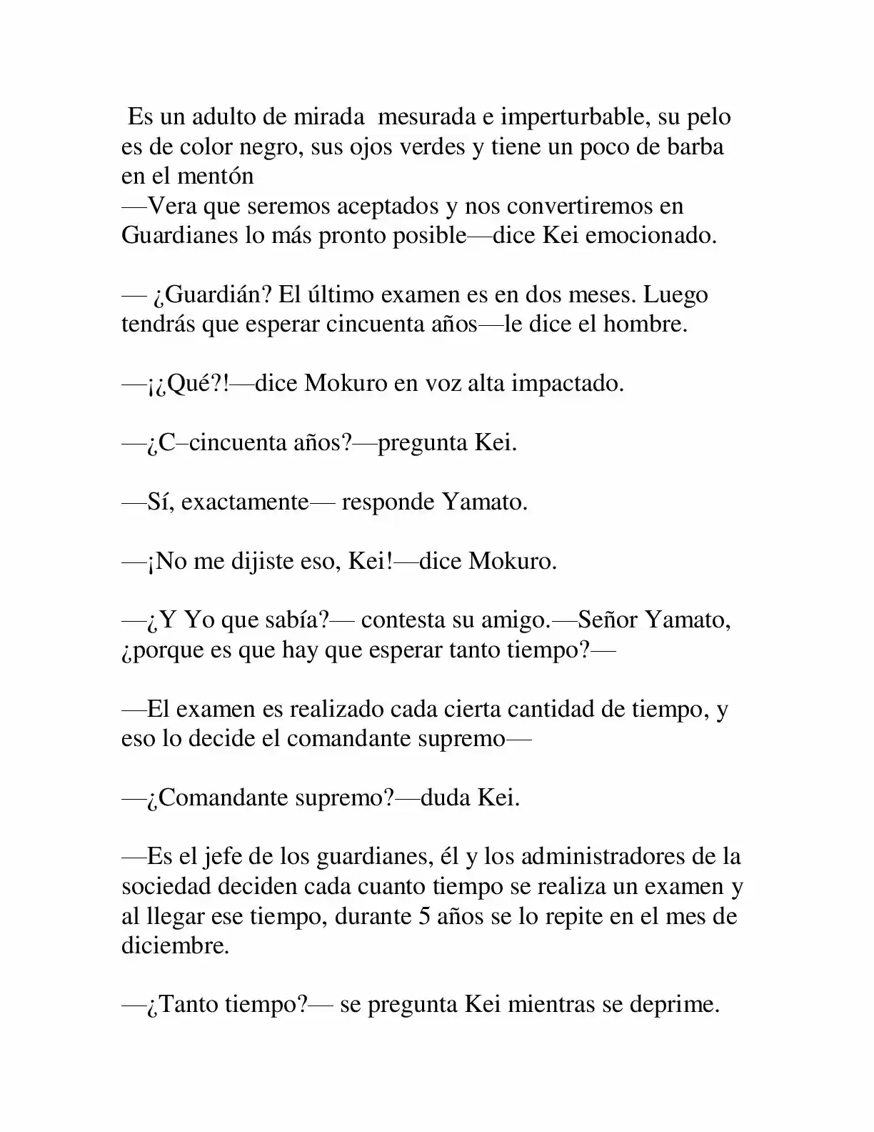 Keimamura X capítulo 4, página 9
