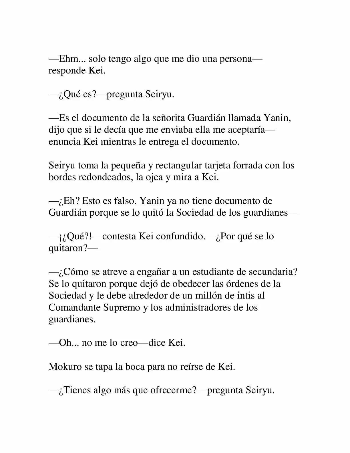 Keimamura X capítulo 4, página 22