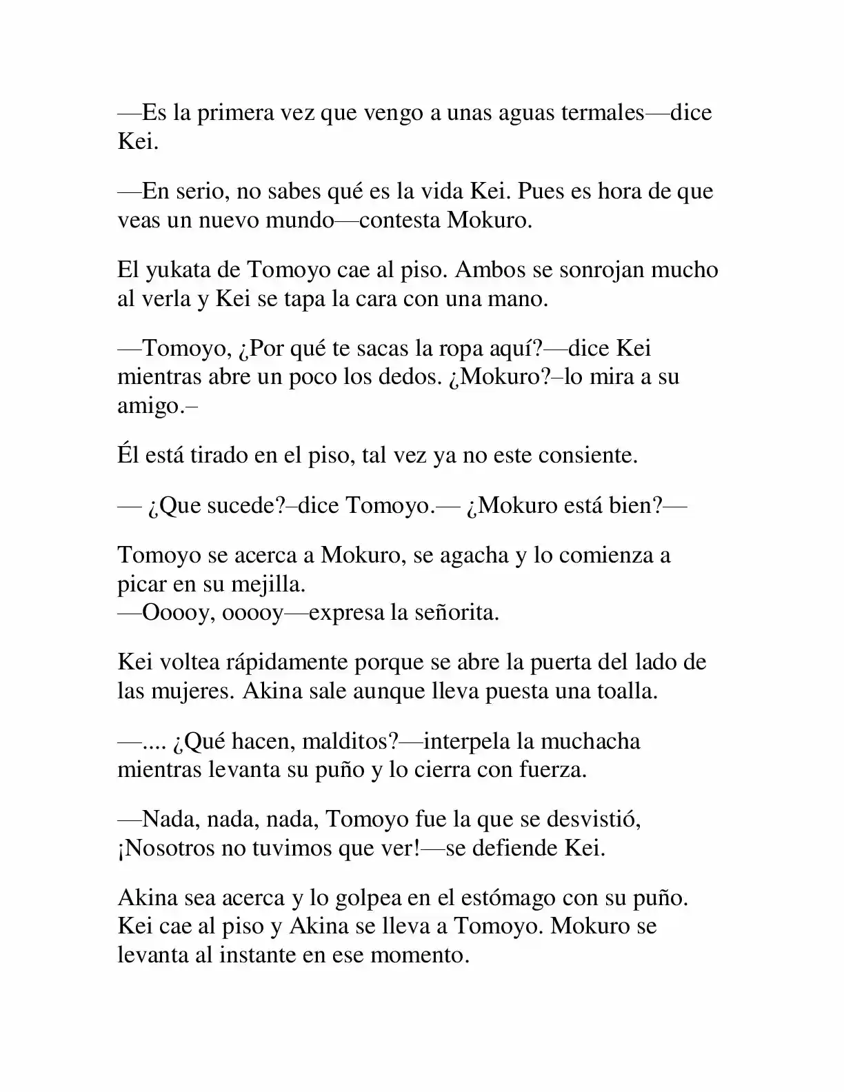 Keimamura X capítulo 5, página 5