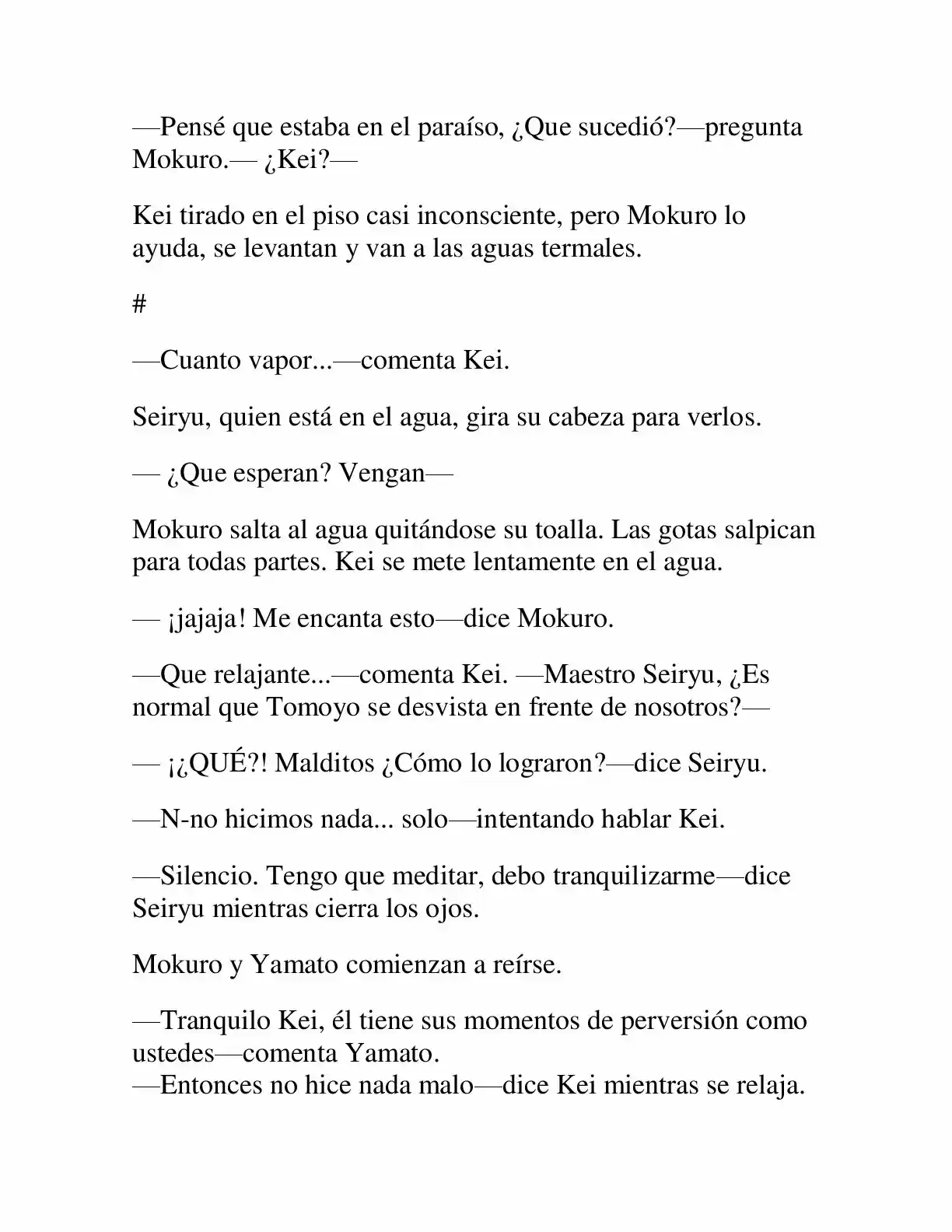 Keimamura X capítulo 5, página 6