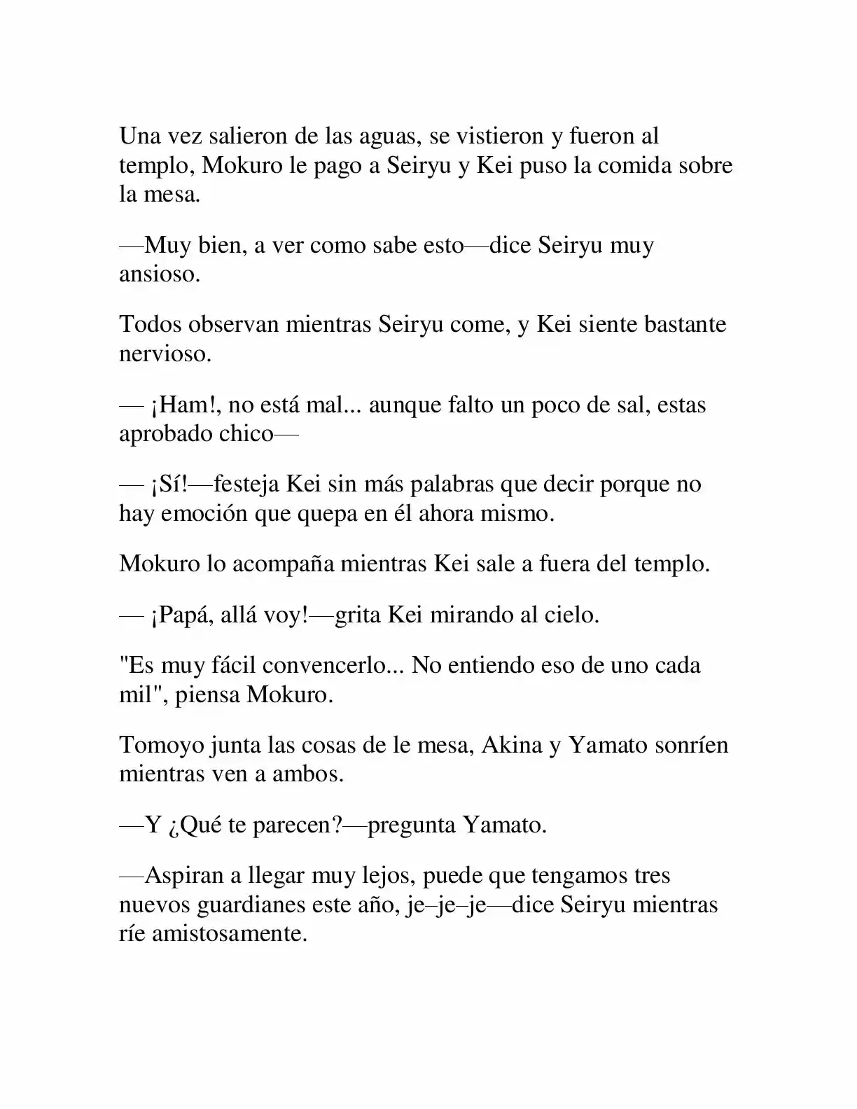 Keimamura X capítulo 5, página 7