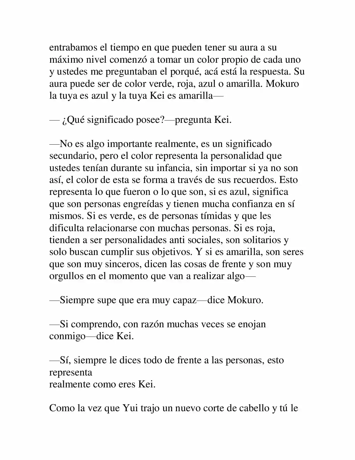 Keimamura X capítulo 6, página 20